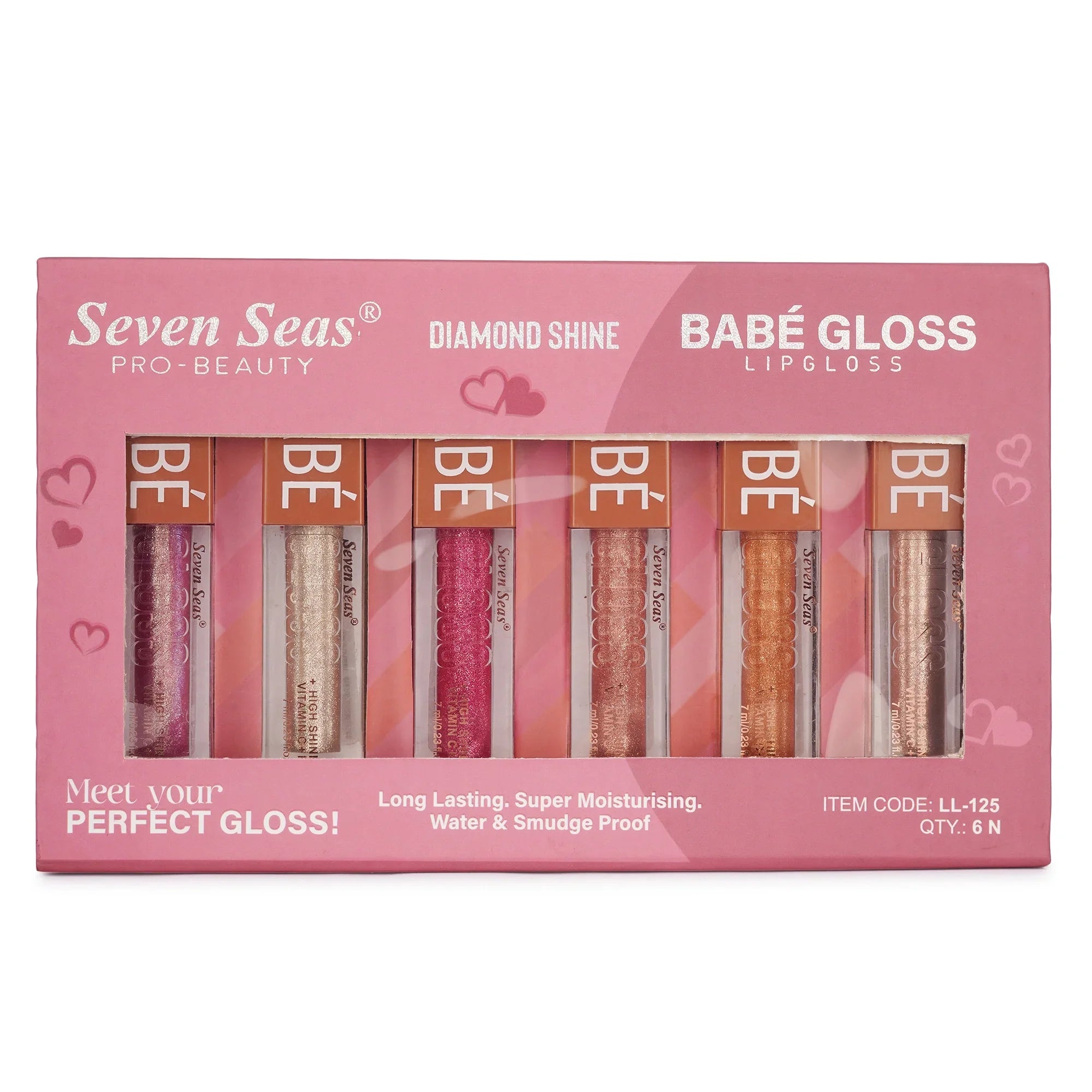 Lip Gloss 6 Combo Pack - Seven Seas Cosmetics