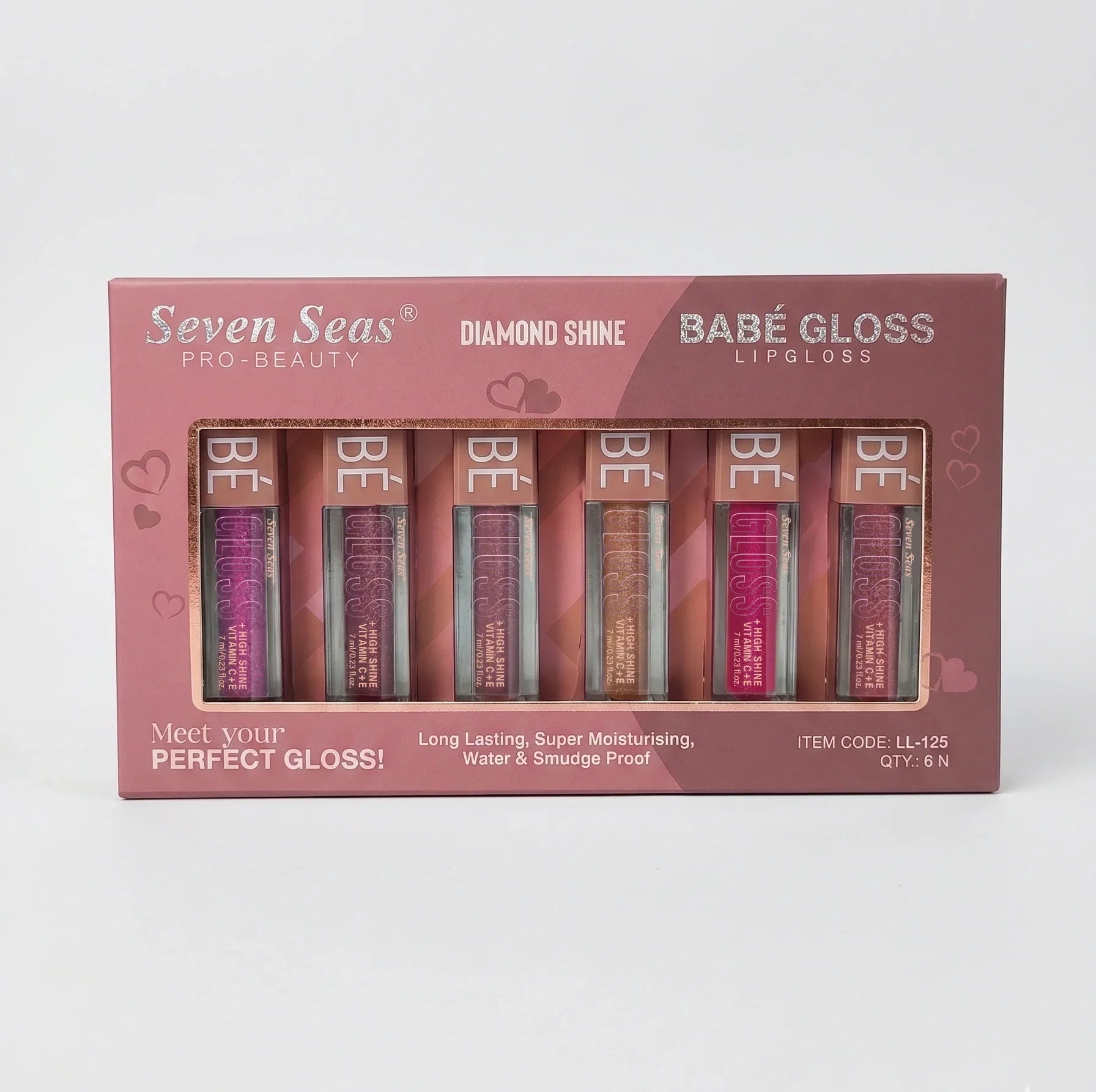 Lip Gloss 6 pack combo - Seven Seas Cosmetics