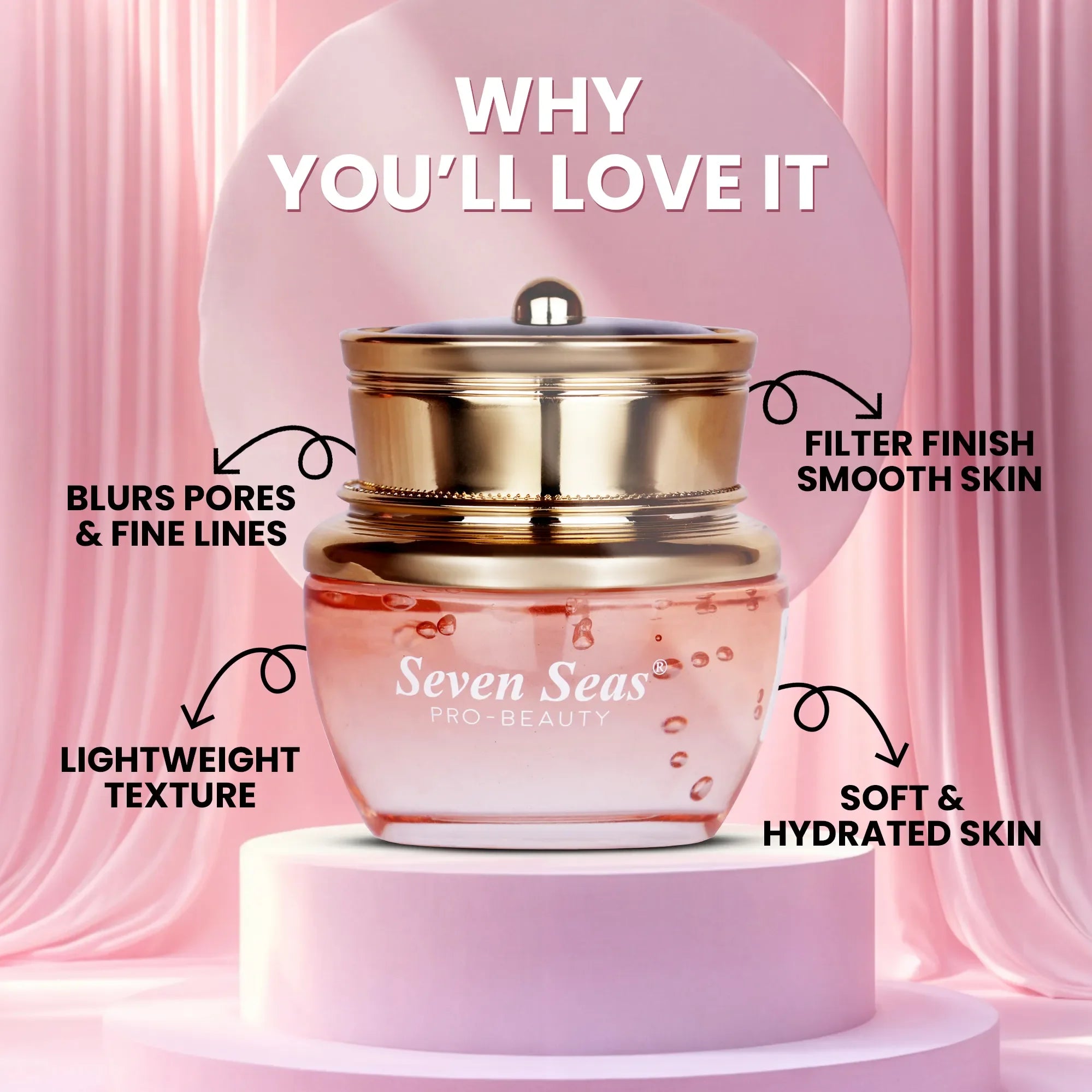 Perfect Prep Face Primer | Hydrating Makeup Base - Seven Seas Cosmetics