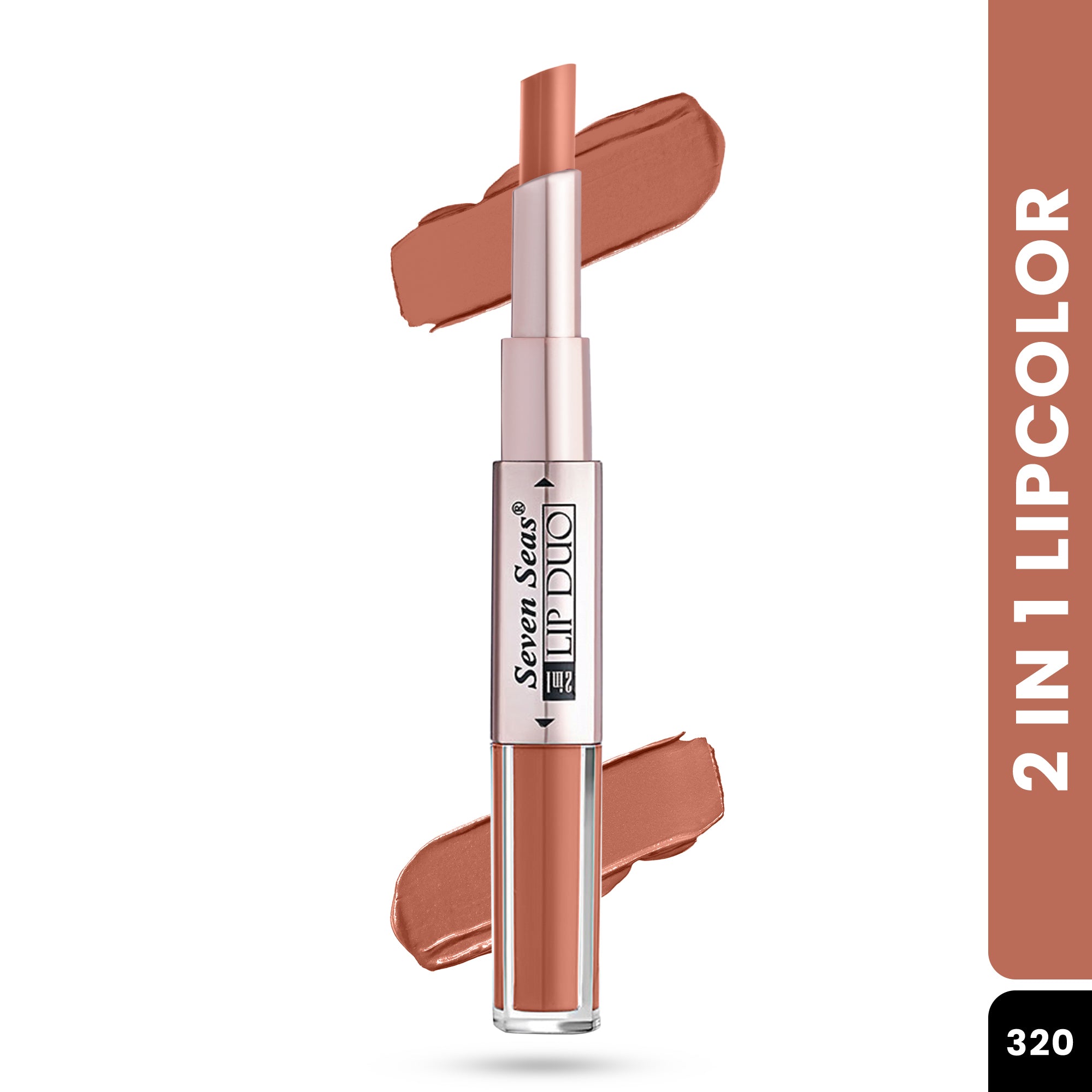 Seven Seas Lip Duo 2 in 1 Lipstick + Liquid Lipstick - Seven Seas Cosmetics