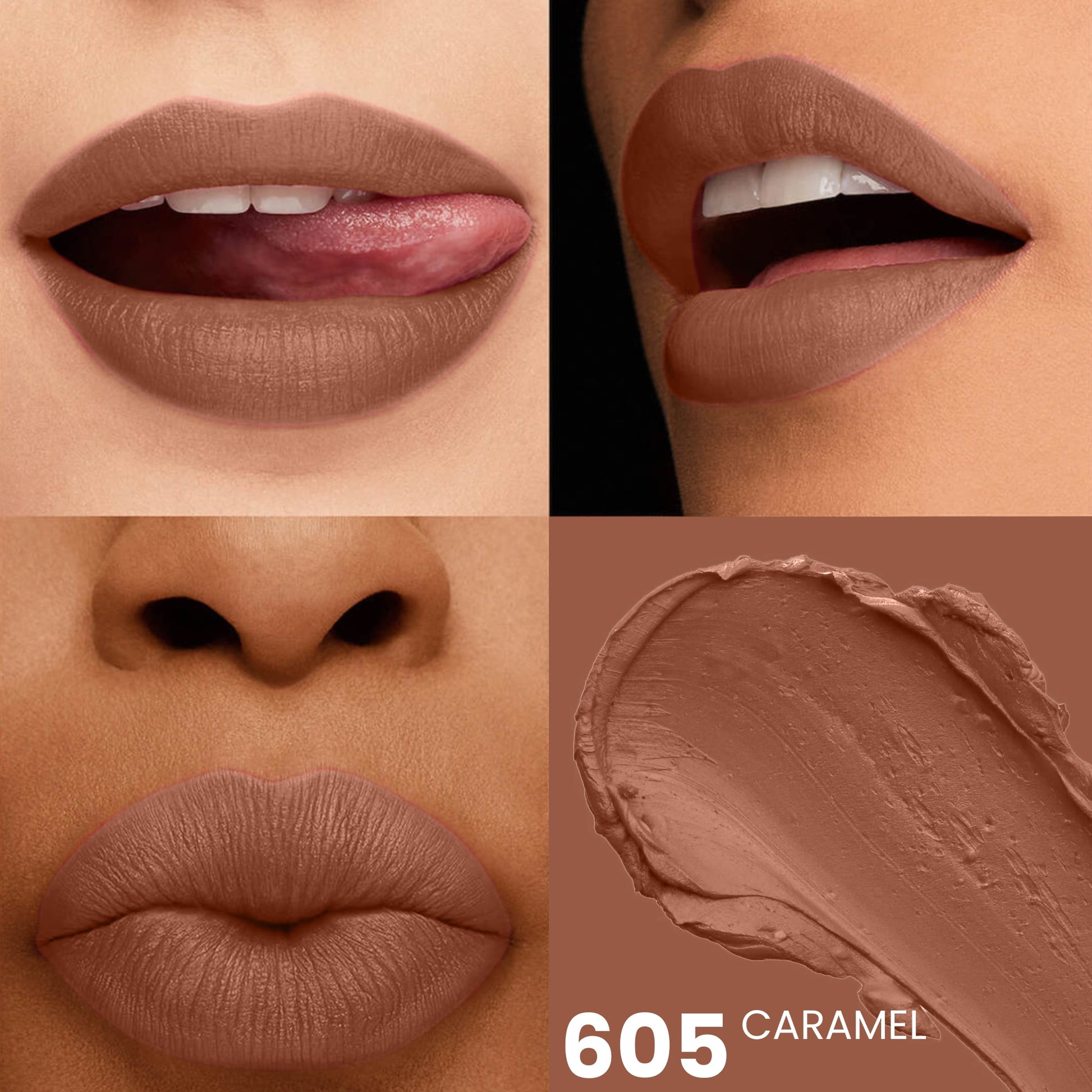 Seven Seas HD Intense Matte Lipstick | Non-Transfer | Lipstick For Women (607-Dark Coffee, 3.5G) - Seven Seas Cosmetics