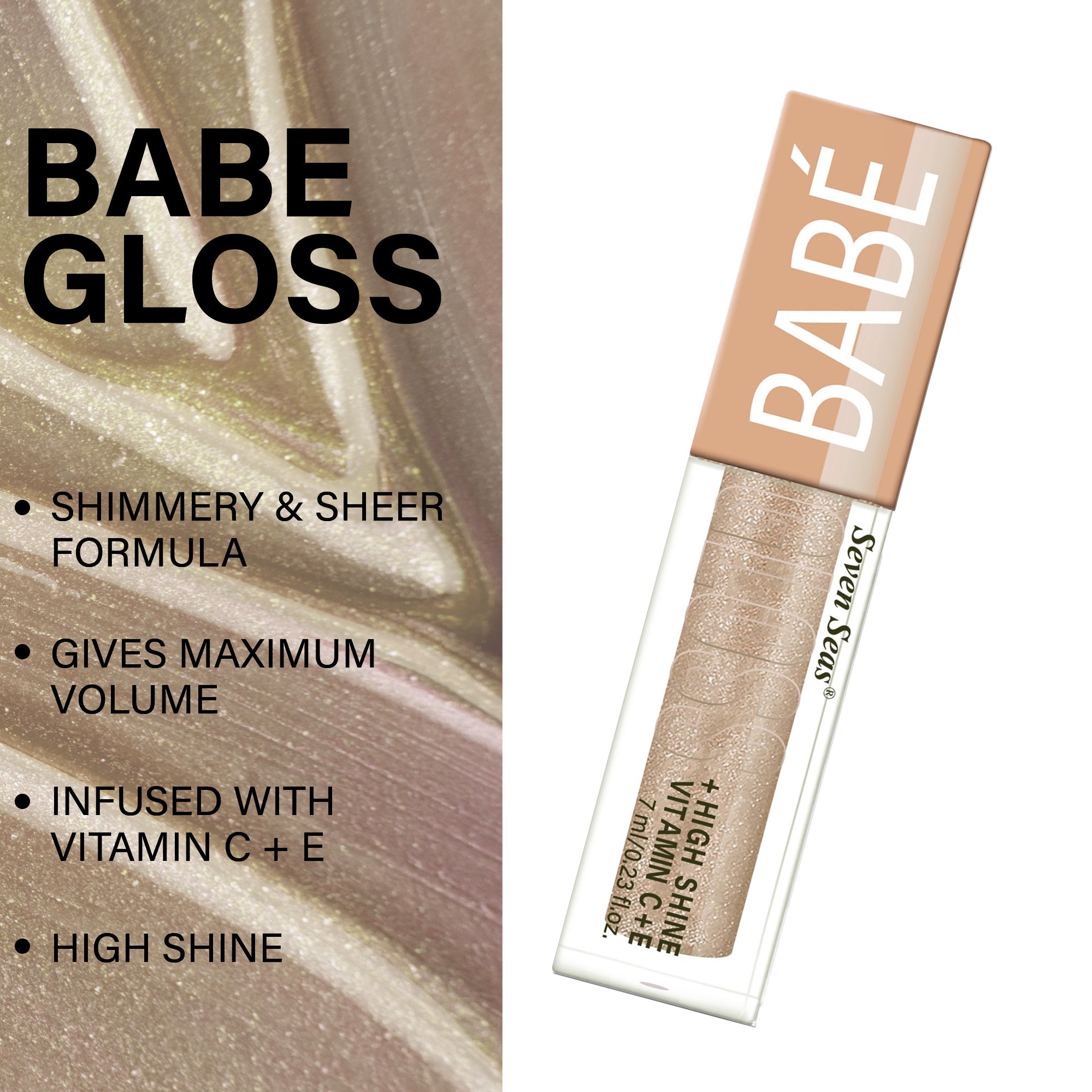 Seven Seas Babe Gloss High Shine lip Gloss - Seven Seas Cosmetics