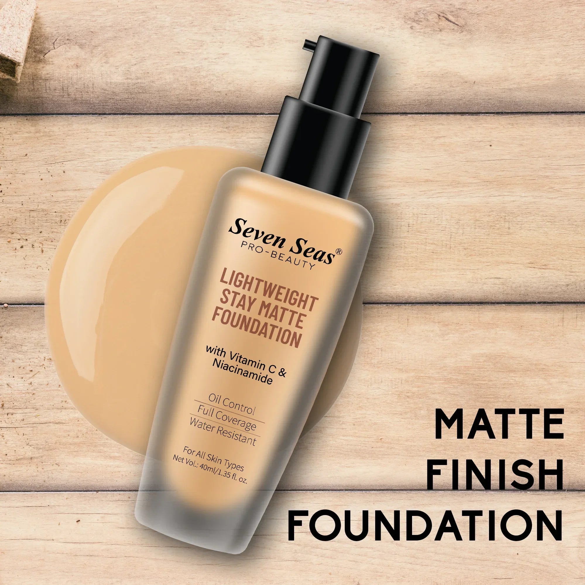 Light Weight Stay Matte Foundation - Seven Seas Cosmetics