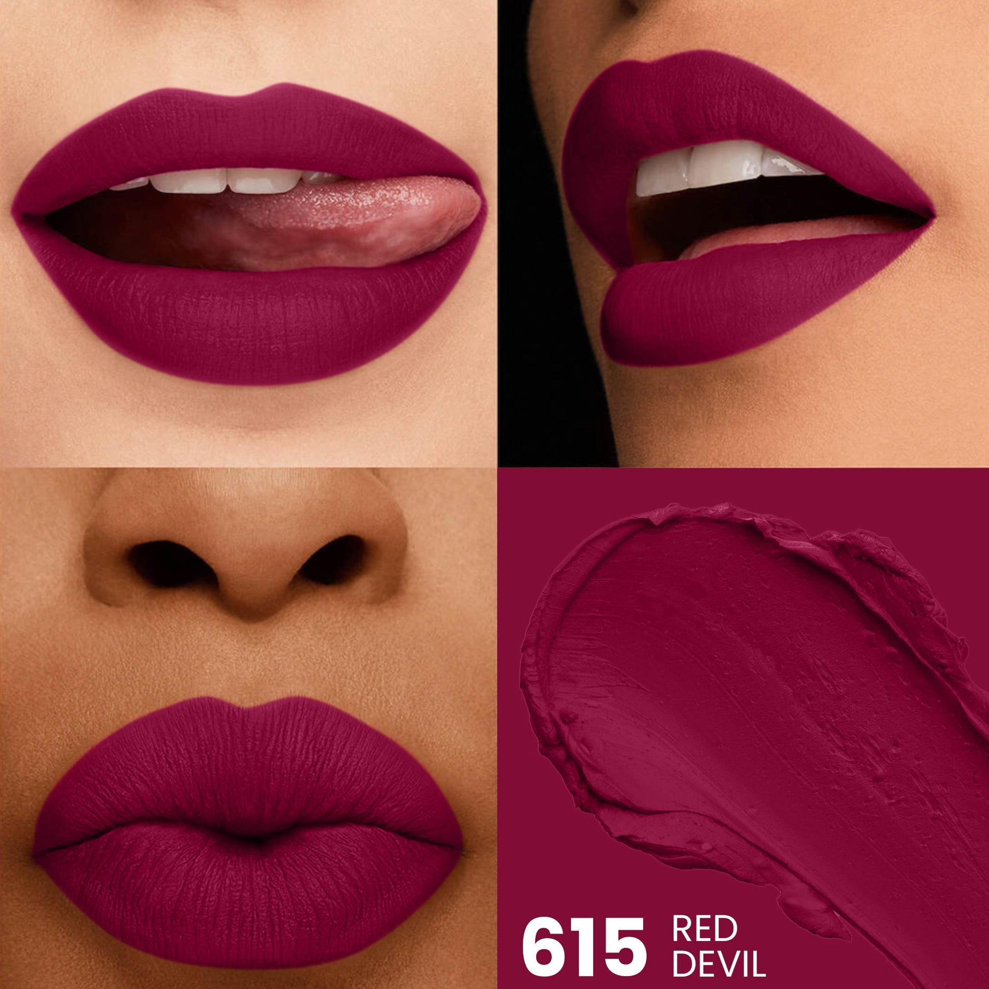 Seven Seas HD Intense Matte Lipstick | Non-Transfer | Lipstick For Women (607-Dark Coffee, 3.5G) - Seven Seas Cosmetics