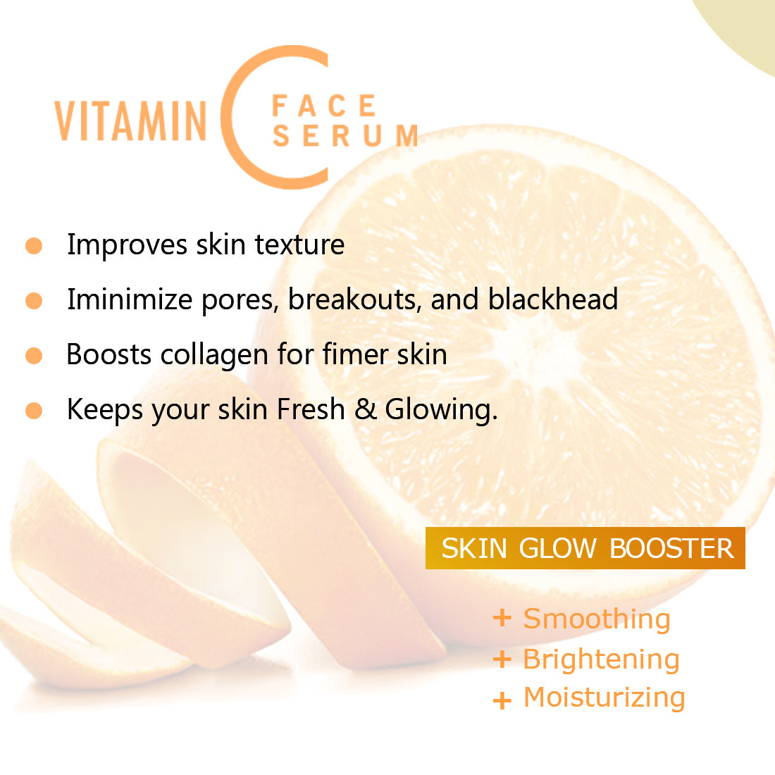 Vitamin C Skin Glow Booster Face Serum - Seven Seas Cosmetics