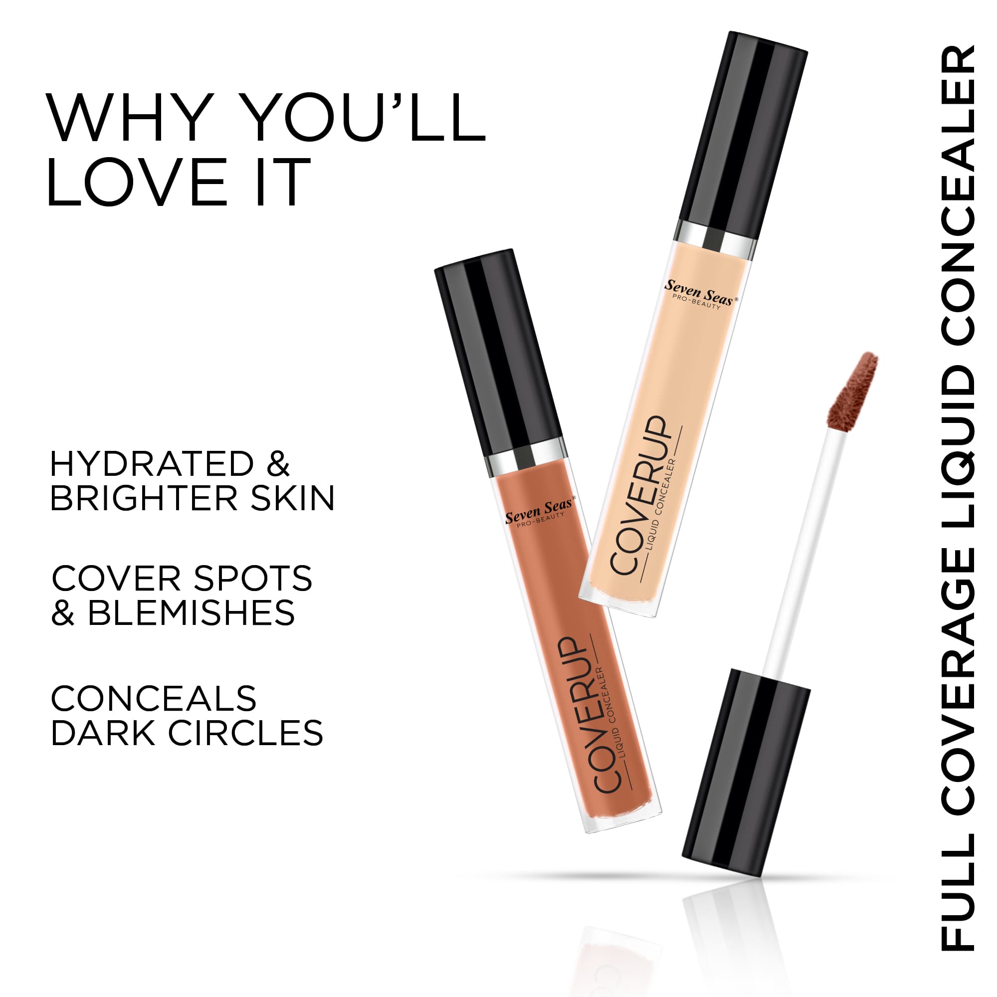 Seven Seas Cover Up Liquid Concealer - Seven Seas Cosmetics