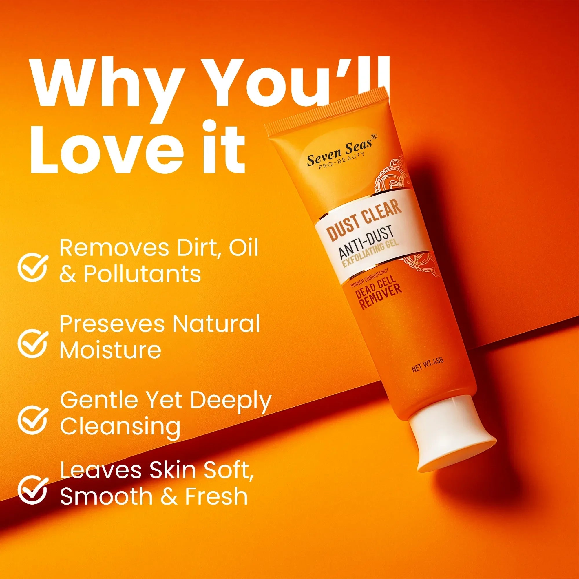 Dust Cleanser Anti Dust Exfoliating Gel - Seven Seas Cosmetics