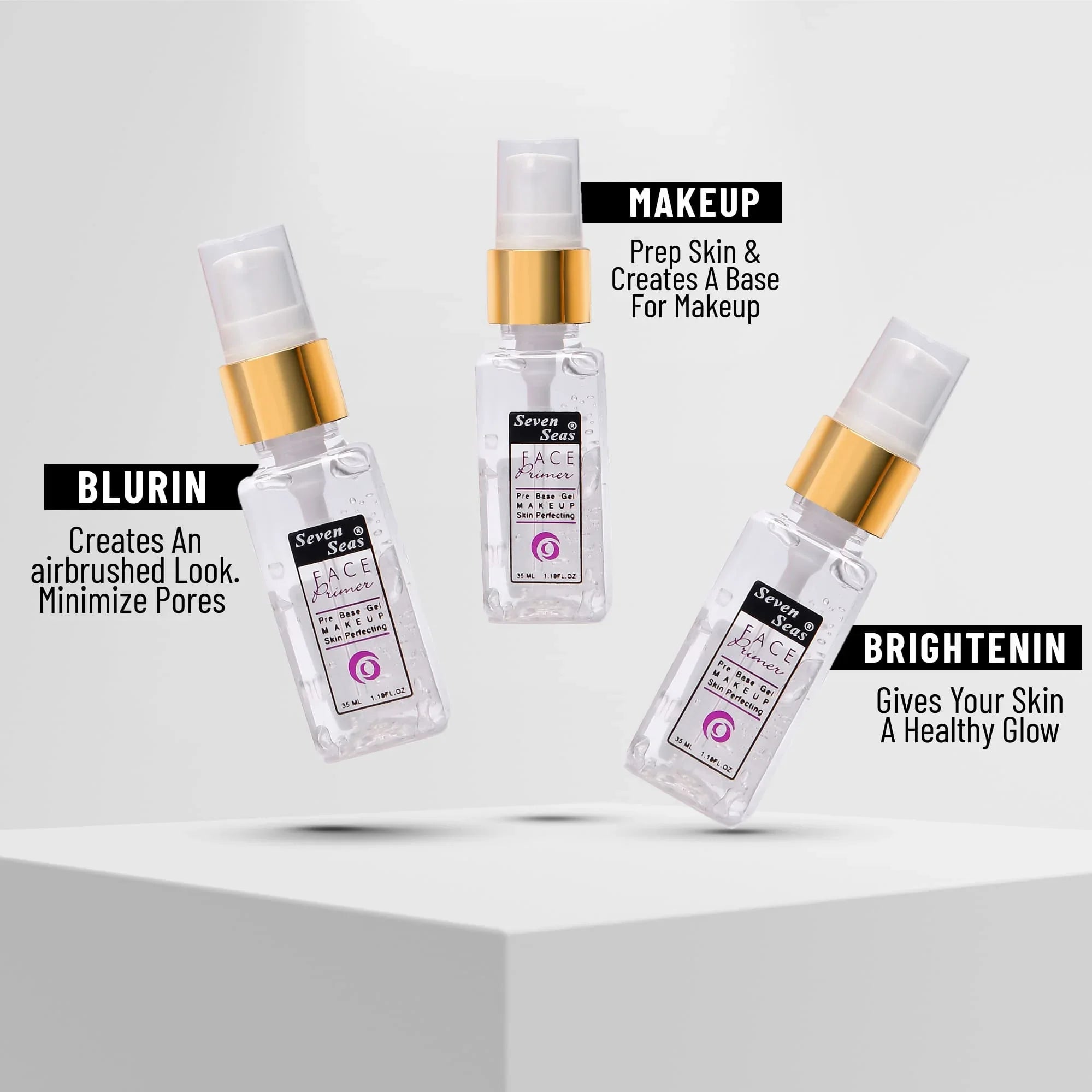 Gel Base Primer | Smooth Long Lasting Makeup Base - Seven Seas Cosmetics