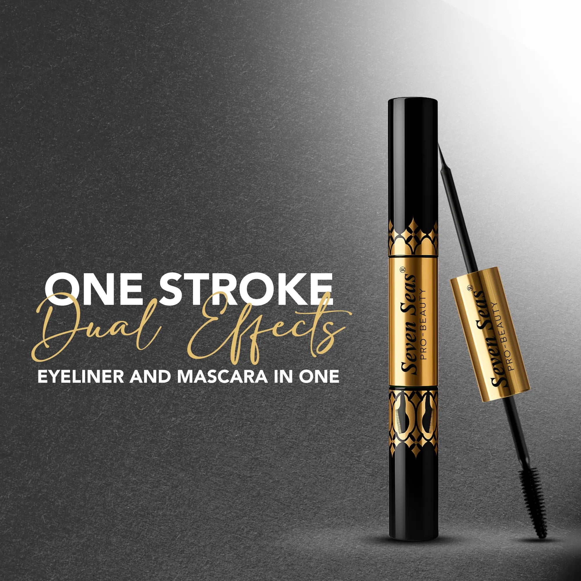 2 in 1 Eyeliner & Mascara | Long Lasting Eye Makeup Duo