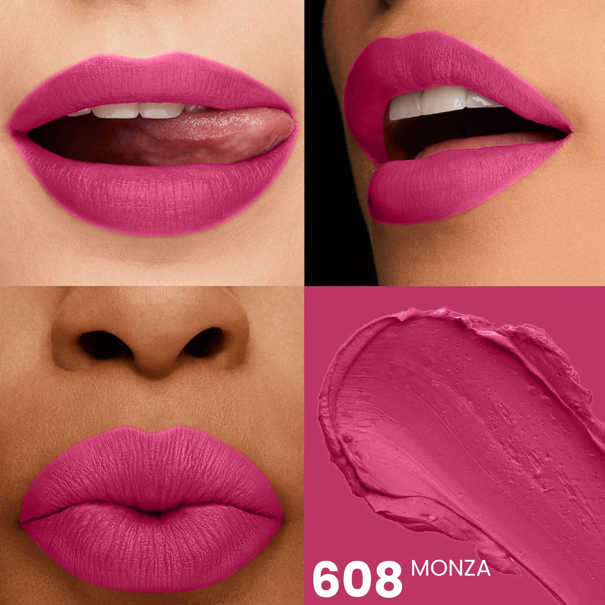 Seven Seas HD Intense Matte Lipstick | Non-Transfer | Lipstick For Women (607-Dark Coffee, 3.5G) - Seven Seas Cosmetics