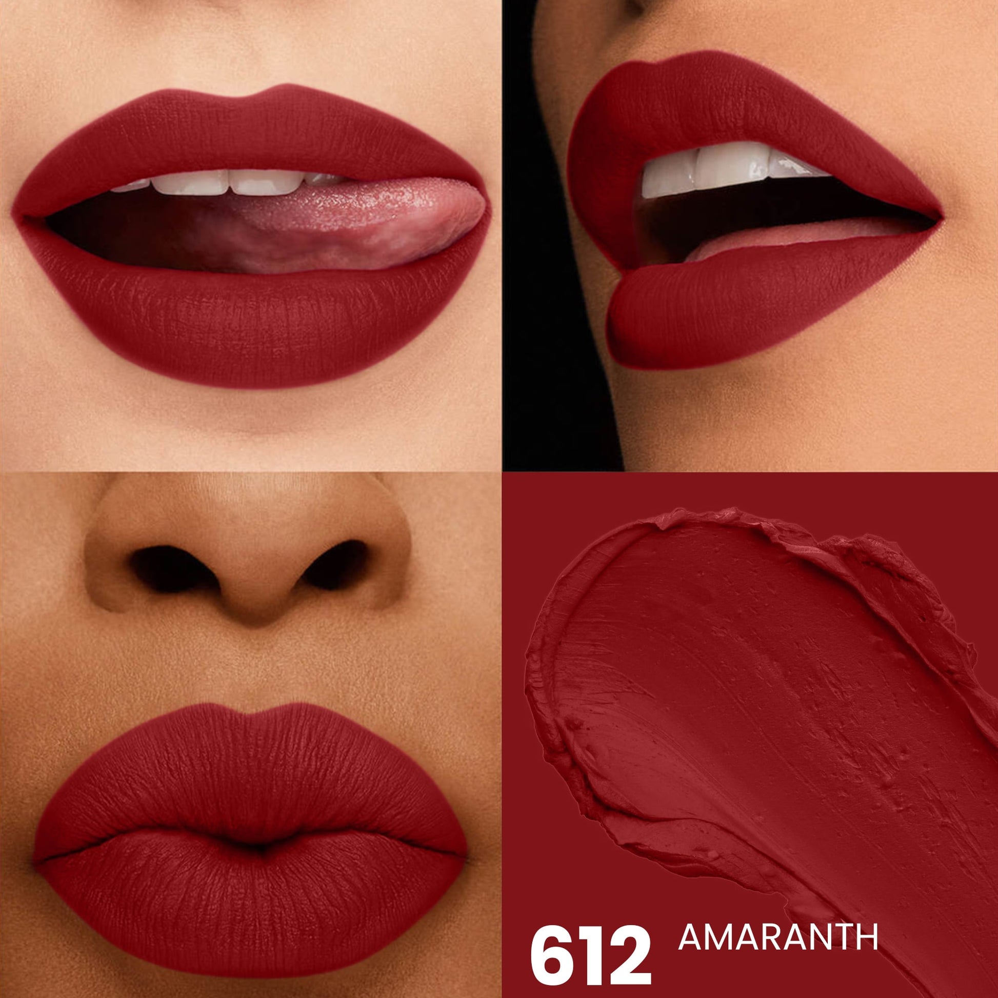 Seven Seas HD Intense Matte Lipstick | Non-Transfer | Lipstick For Women (607-Dark Coffee, 3.5G) - Seven Seas Cosmetics