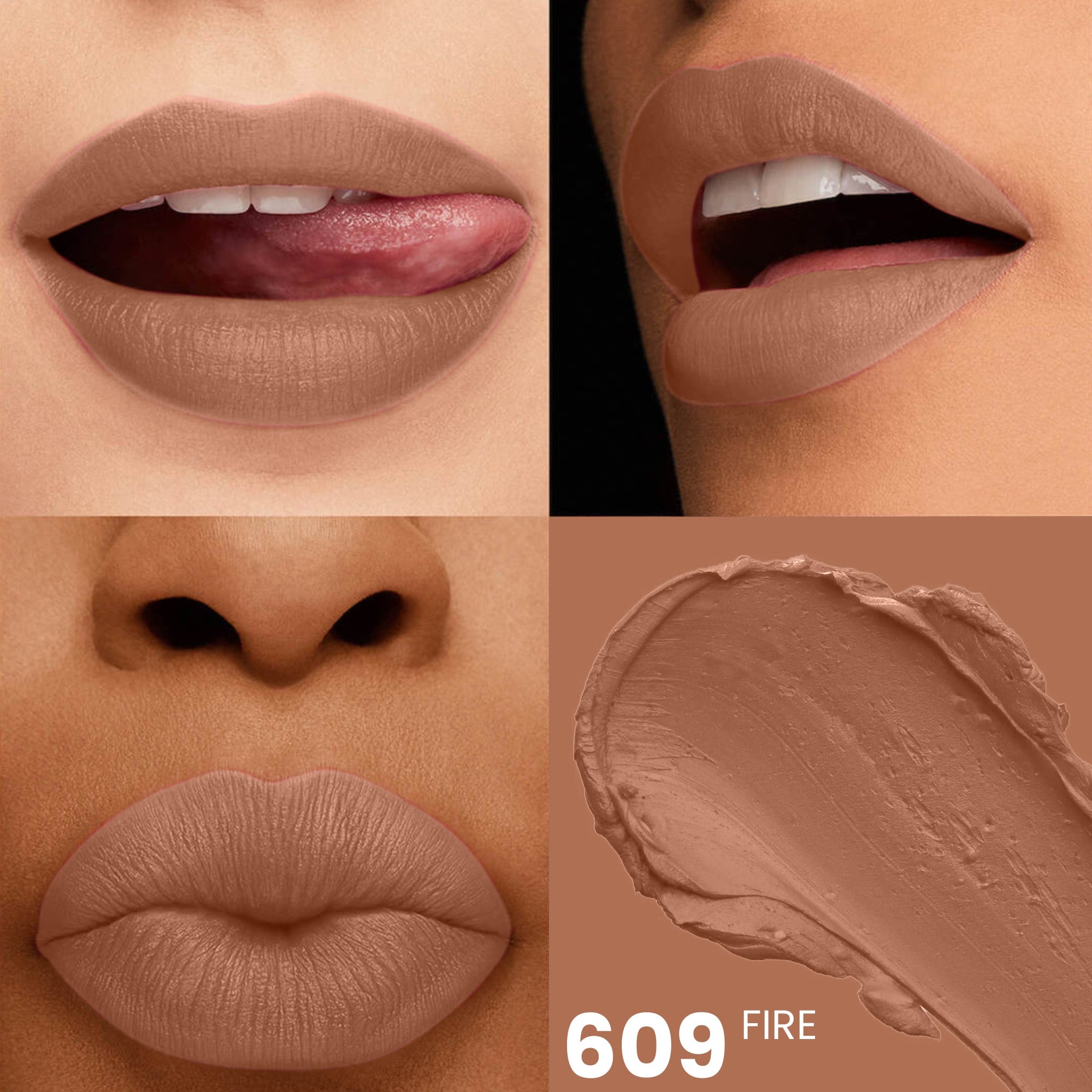 Seven Seas HD Intense Matte Lipstick | Non-Transfer | Lipstick For Women (607-Dark Coffee, 3.5G) - Seven Seas Cosmetics