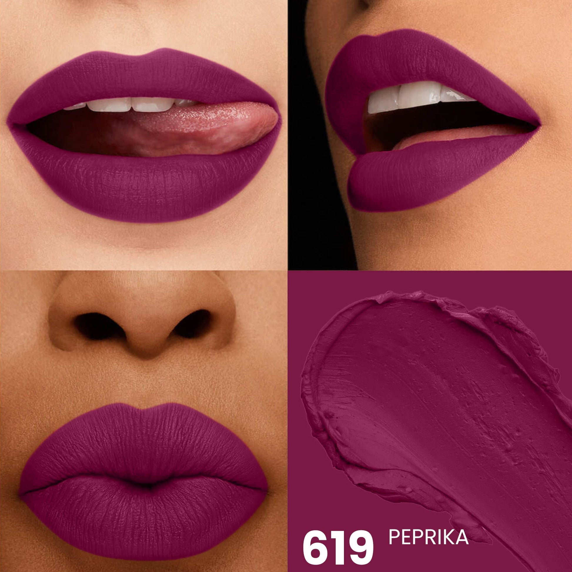 Seven Seas HD Intense Matte Lipstick | Non-Transfer | Lipstick For Women (607-Dark Coffee, 3.5G) - Seven Seas Cosmetics
