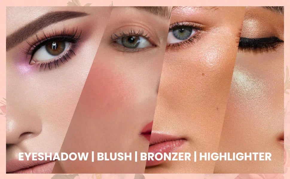 Nude Dust Eyeshadow Palette | Matte & Shimmer Nude Shades - Seven Seas Cosmetics