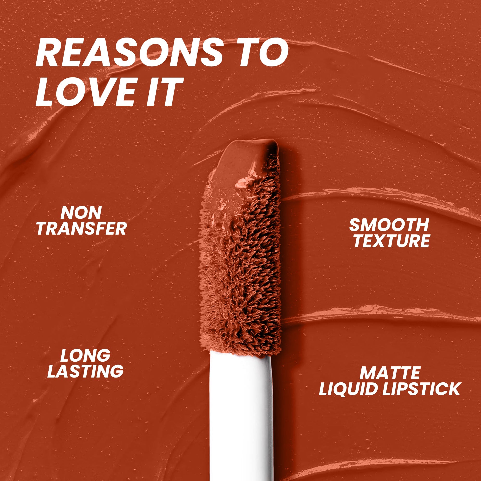 Seven Seas Mocha Lips Matte Liquid Lipstick | Non-Transfer Liquid Lipstick | 12 Hours Long Lasting | Highly Pigmented | Intense Color Payoff | Smudgeproof Liquid Lipstick for Women - Seven Seas Cosmetics