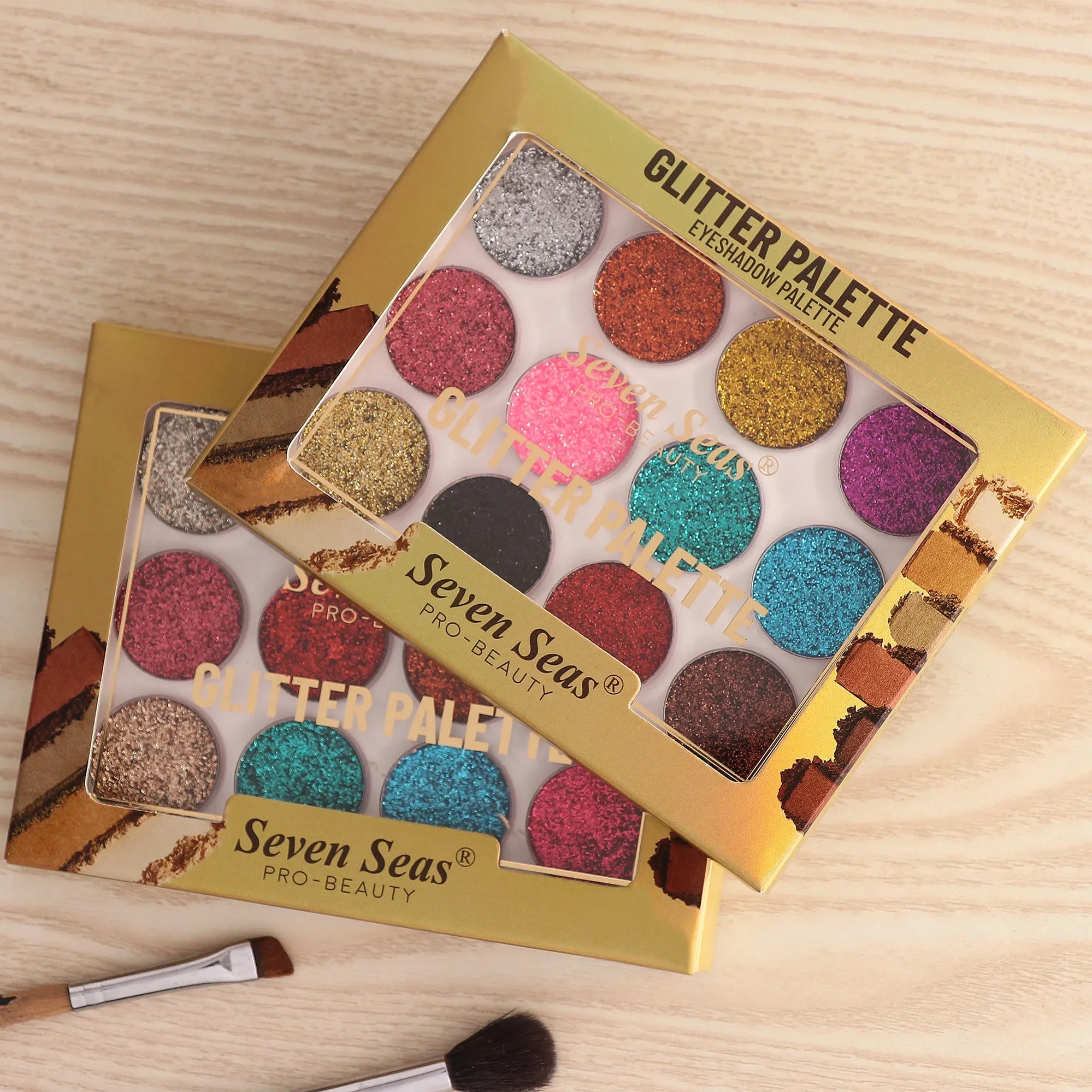 Glitter Eyeshadow Palette - Seven Seas Cosmetics