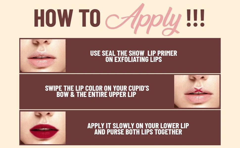 Silk Matte Liquid Lipstick for Women | Long Lasting Soft Matte Color - Seven Seas Cosmetics