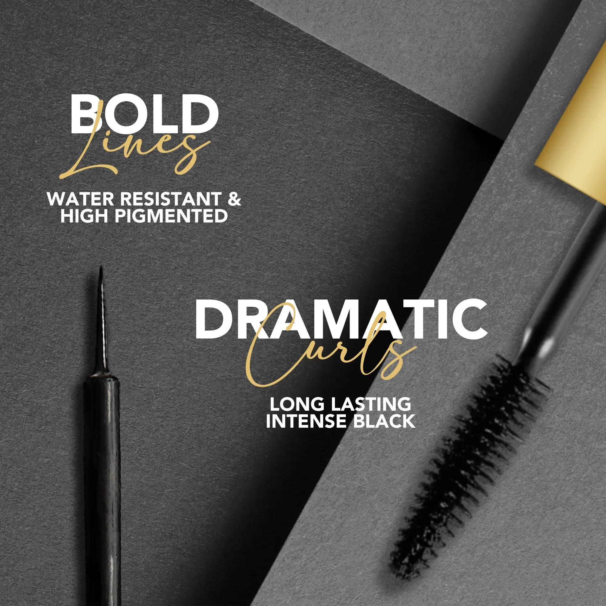 2 in 1 Eyeliner & Mascara | Long Lasting Eye Makeup Duo - Seven Seas Cosmetics