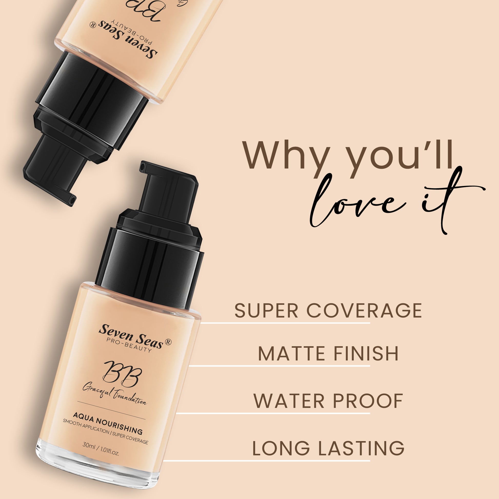 Seven Seas BB Graceful Foundation - Seven Seas Cosmetics