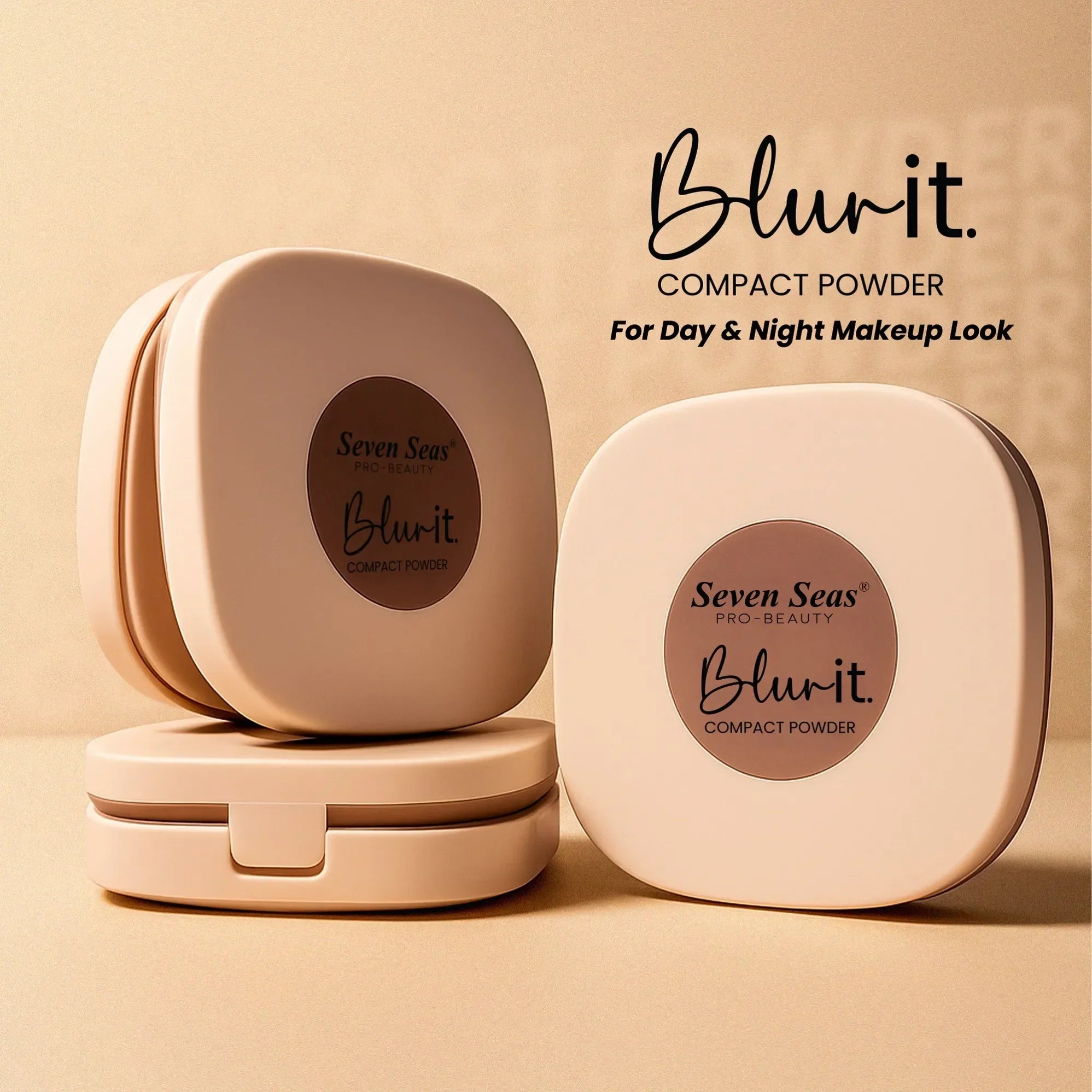 Blur It Compact Powder | Soft Focus Finish - Seven Seas Cosmetics