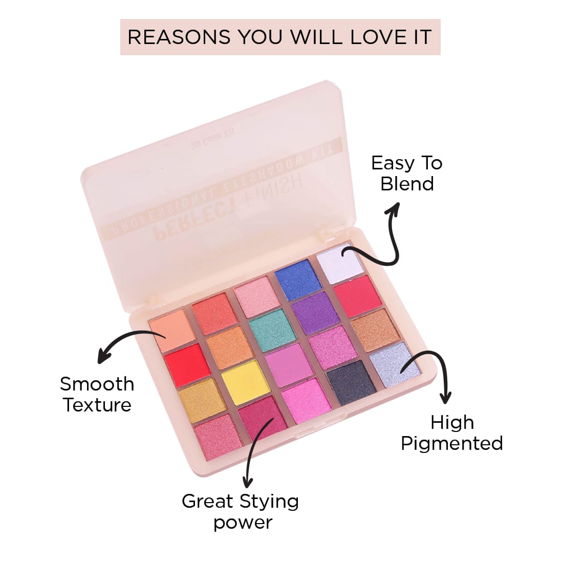 Perfect Finish Professional Eyeshadow Palette - Seven Seas Cosmetics