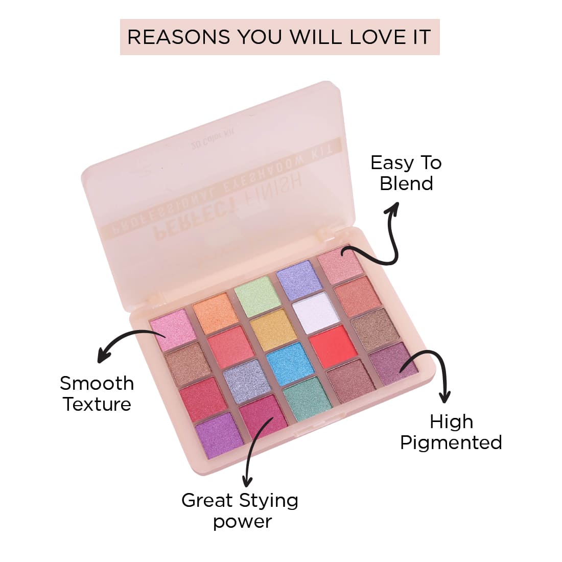 Perfect Finish Professional Eyeshadow Palette - Seven Seas Cosmetics