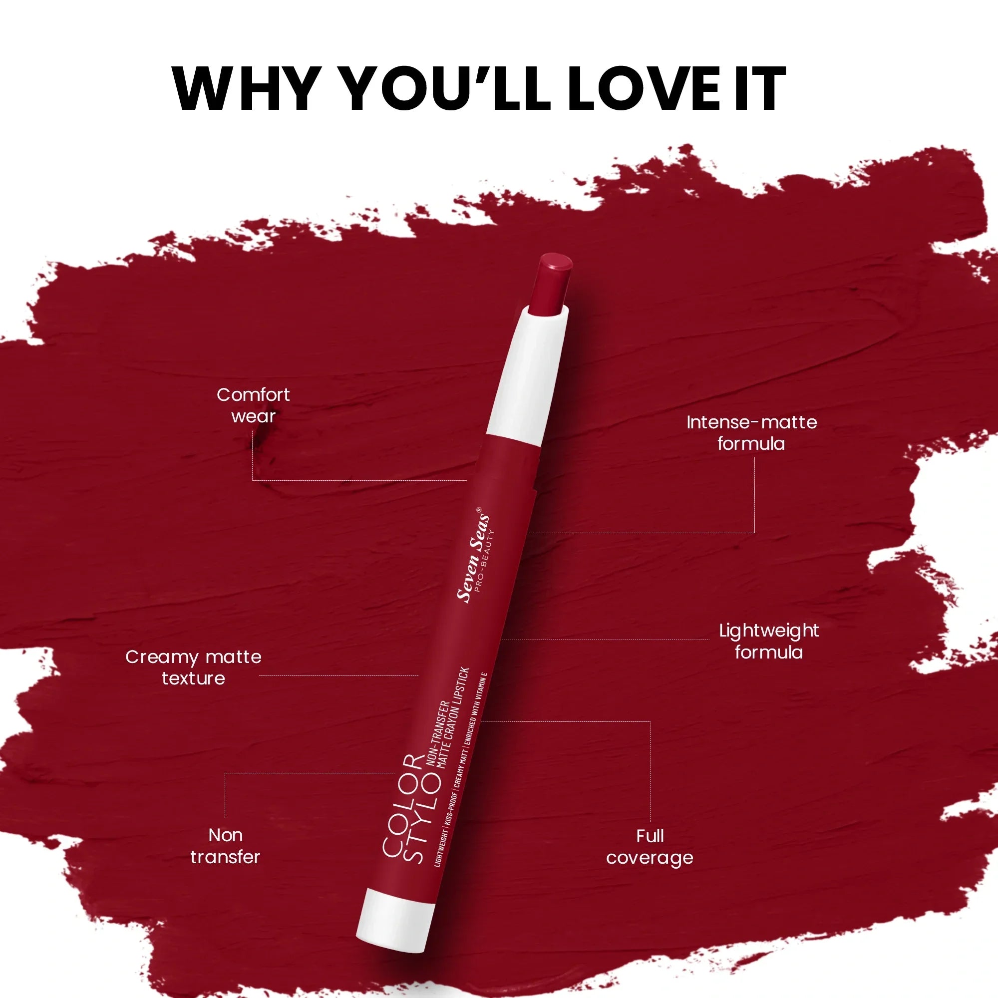Color Stylo Crayon Lipstick - Seven Seas Cosmetics