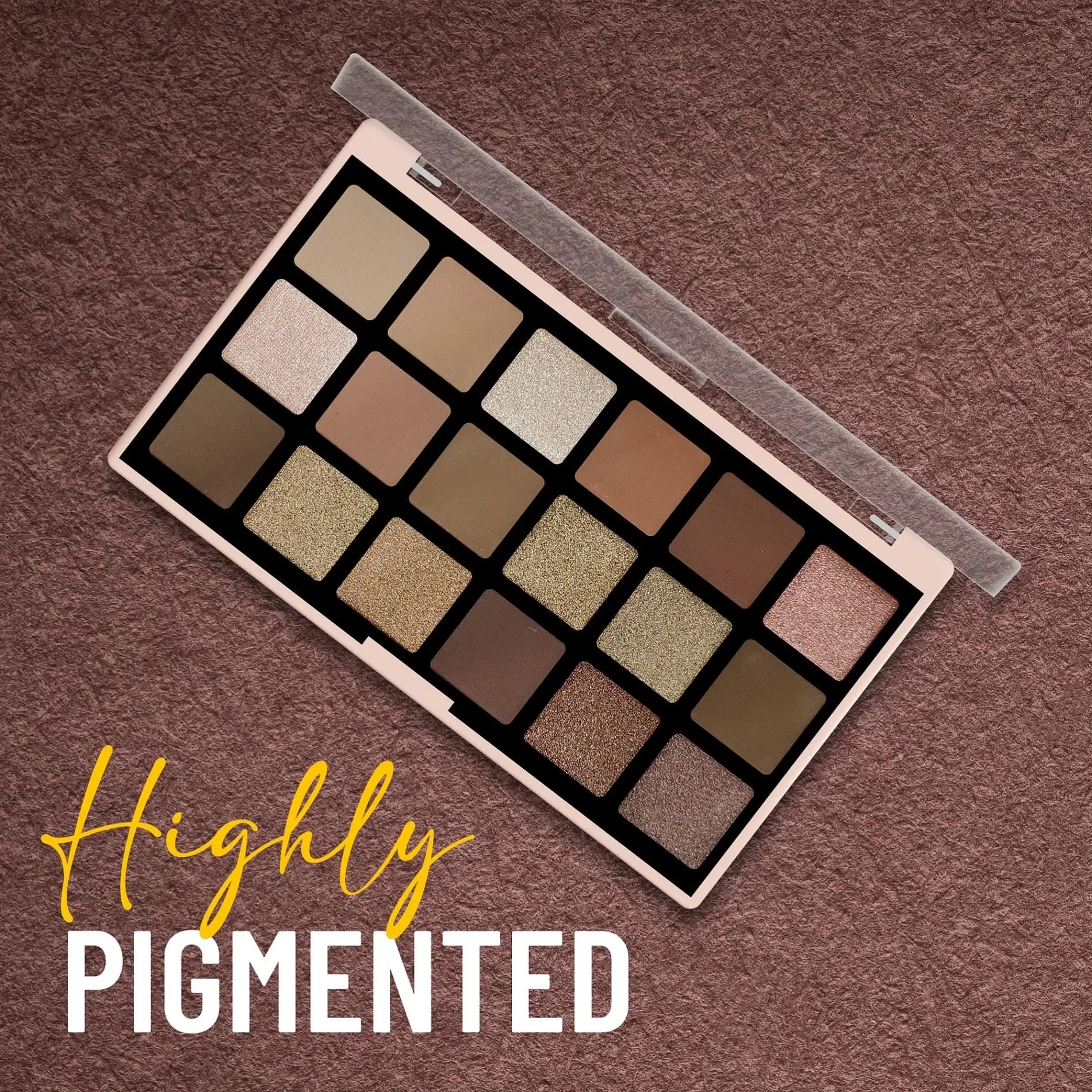 Nude Dust Eyeshadow Palette | Matte & Shimmer Nude Shades - Seven Seas Cosmetics