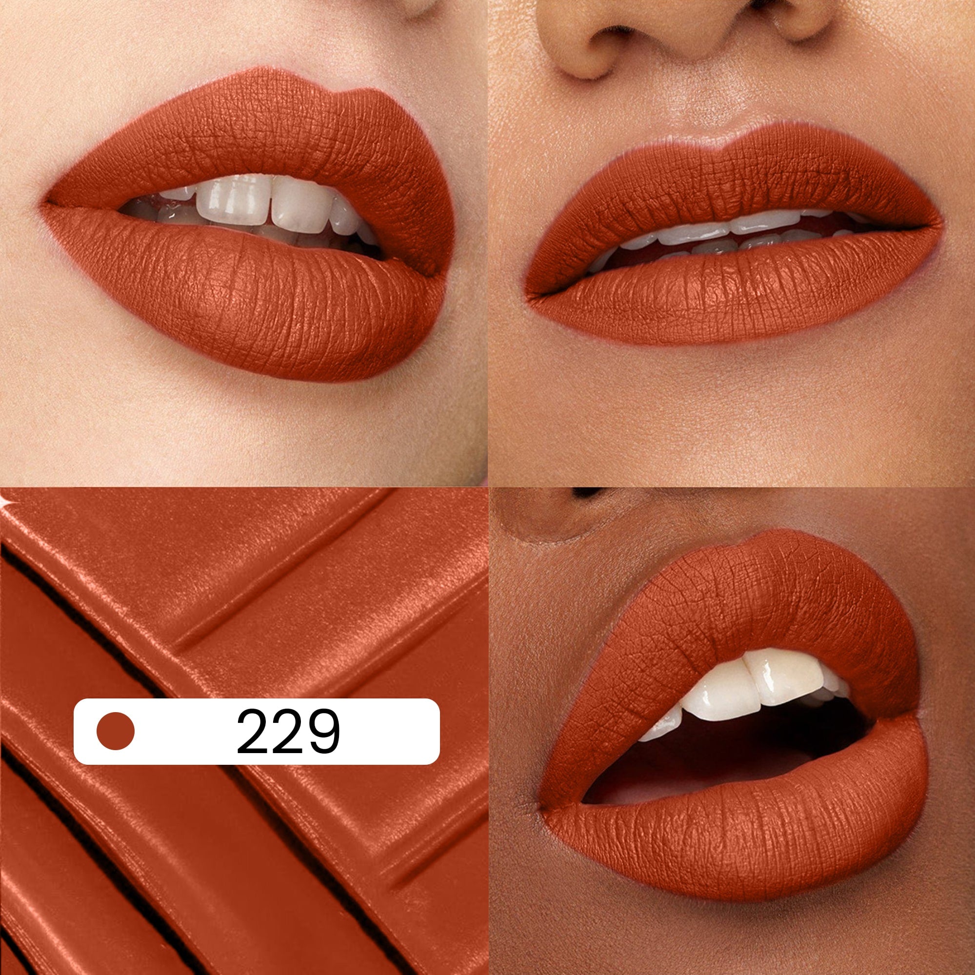 Seven Seas Mocha Lips Matte Liquid Lipstick | Non-Transfer Liquid Lipstick | 12 Hours Long Lasting | Highly Pigmented | Intense Color Payoff | Smudgeproof Liquid Lipstick for Women - Seven Seas Cosmetics
