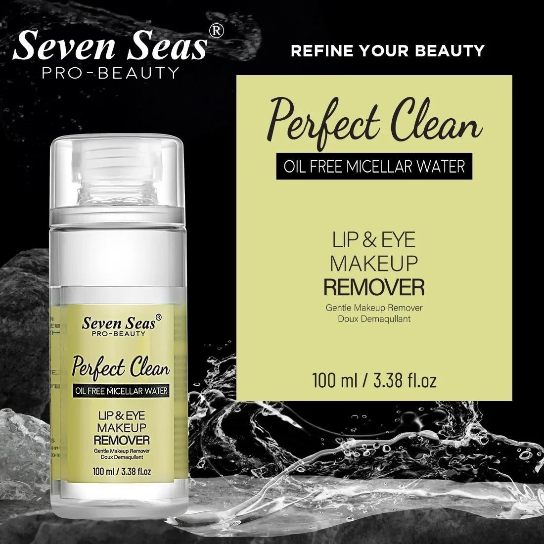 Perfect Clean Lip & Eye Makeup Remover - Seven Seas Cosmetics