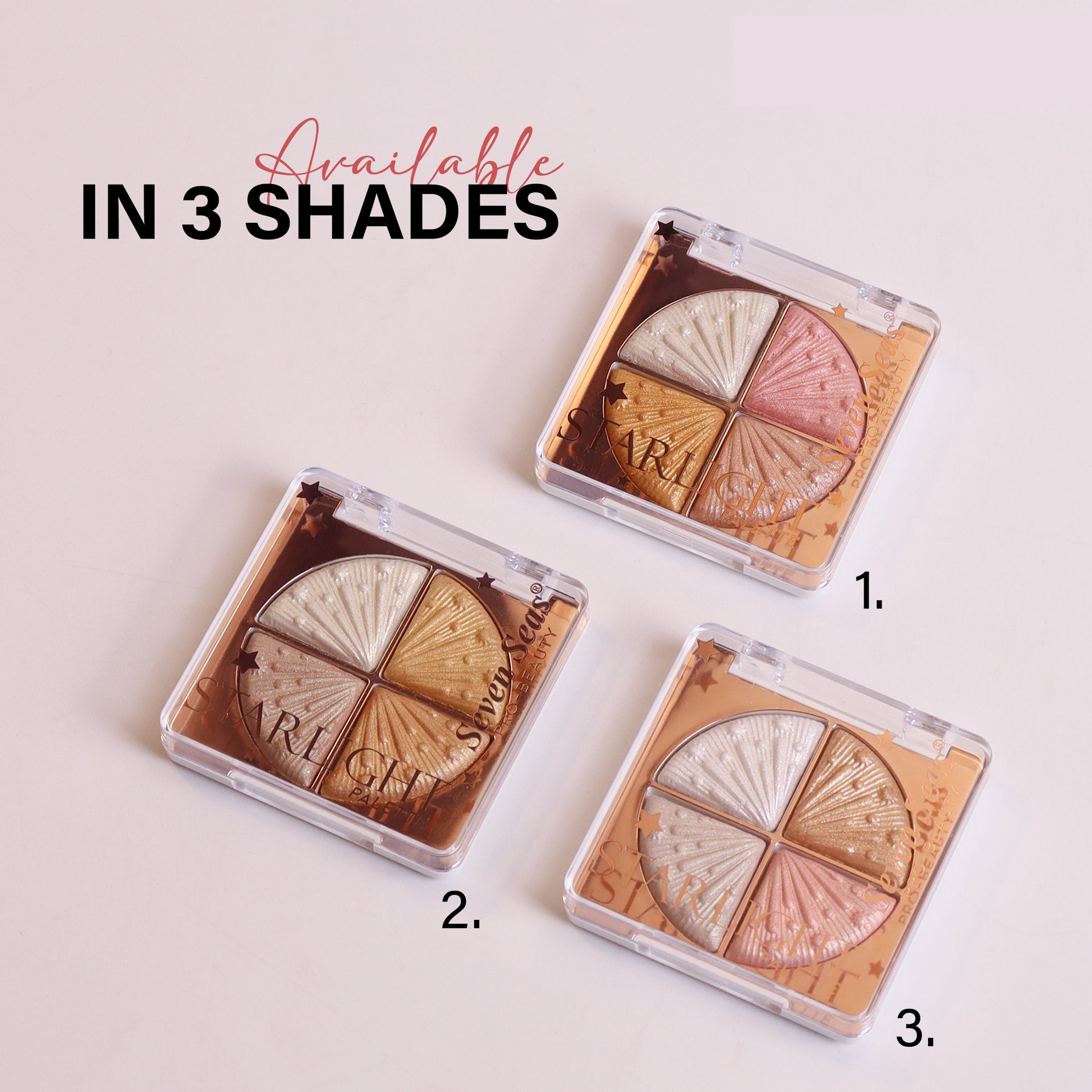 Seven Seas Starlight Highlighter | Shimmer Highlighter for Face Makeup - Seven Seas Cosmetics