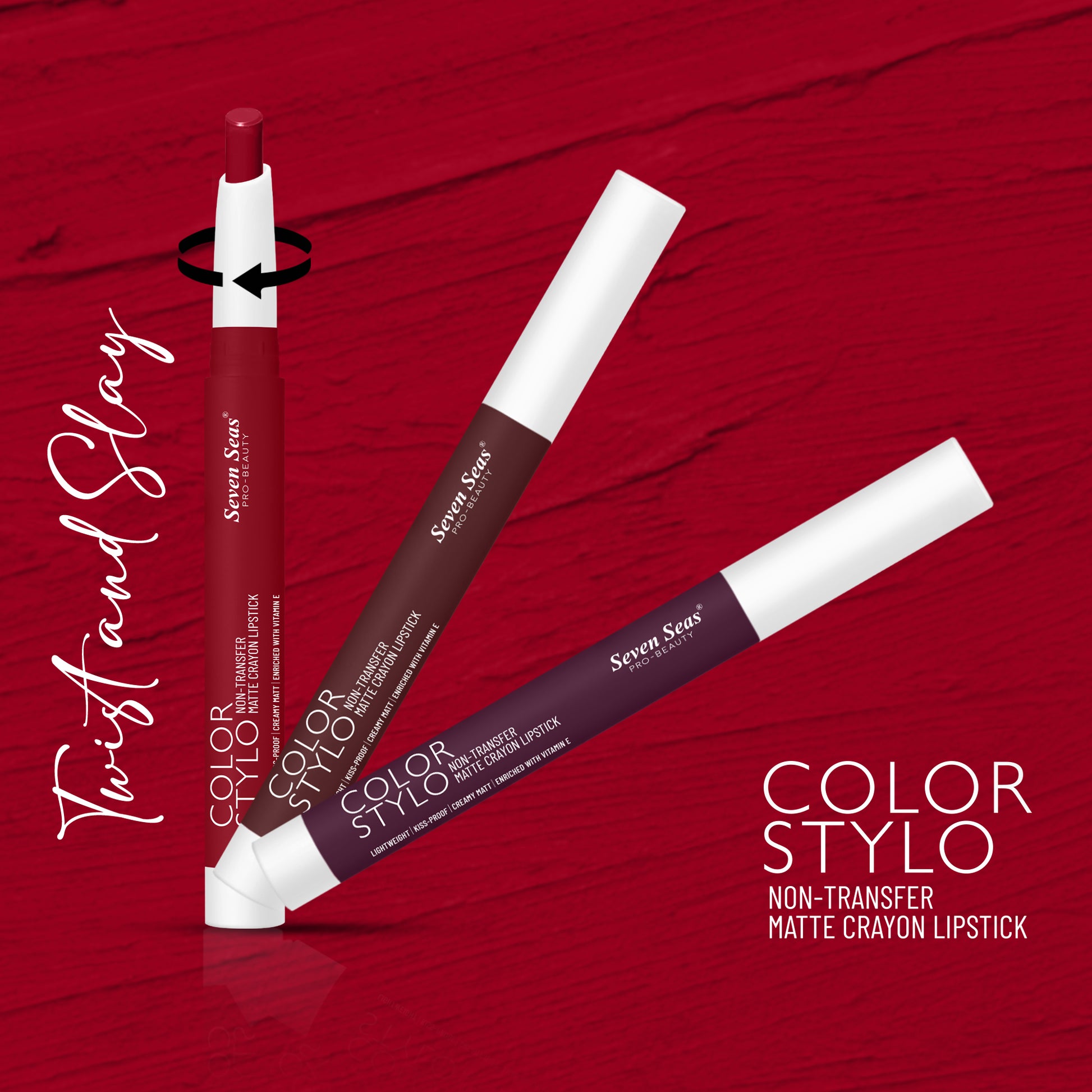 Seven Seas Color Stylo Crayon Lipstick - Seven Seas Cosmetics