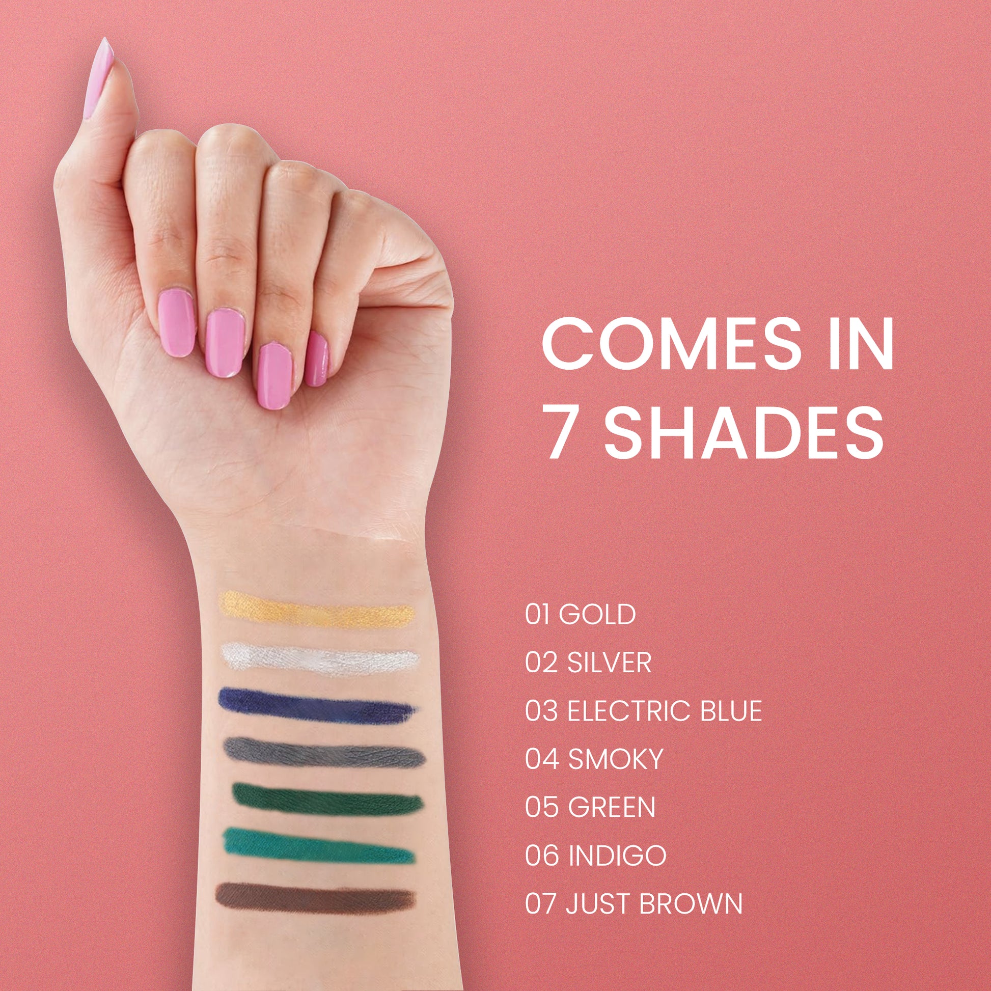 Seven Seas Double Intense Coloured Kajal - Seven Seas Cosmetics