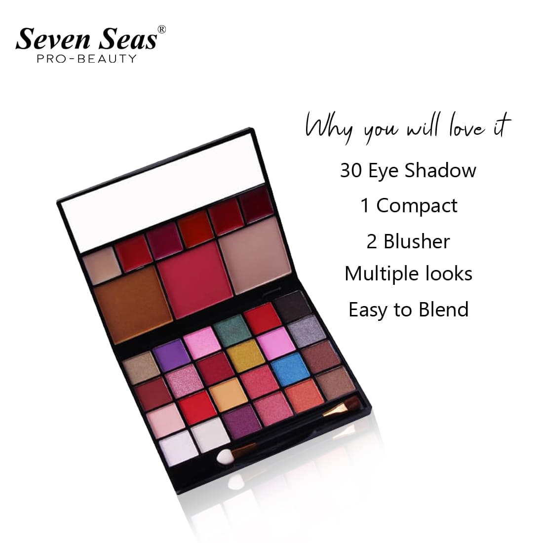 Color Blast Eyeshadow Palette - Seven Seas Cosmetics