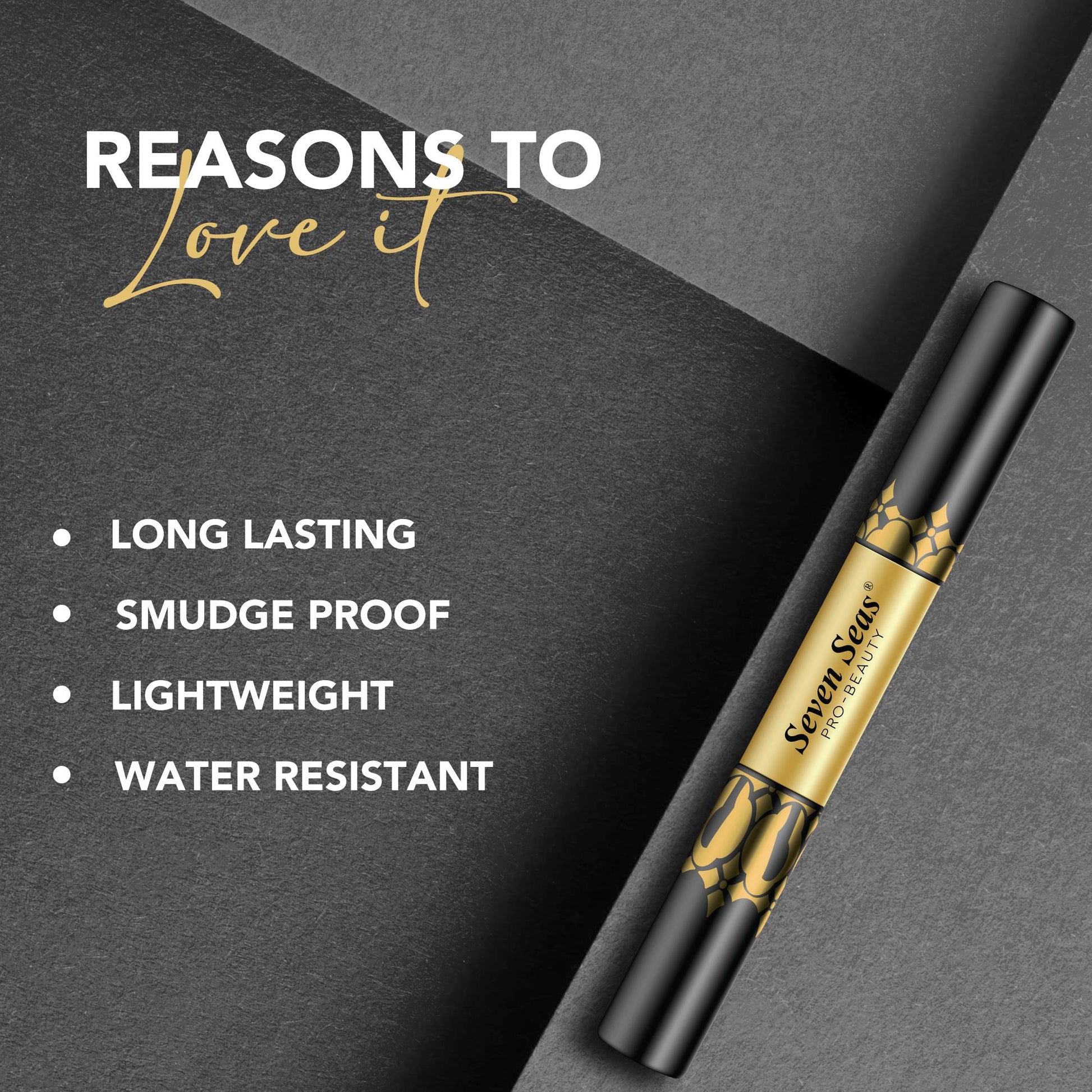 2 in 1 Eyeliner & Mascara - Seven Seas Cosmetics