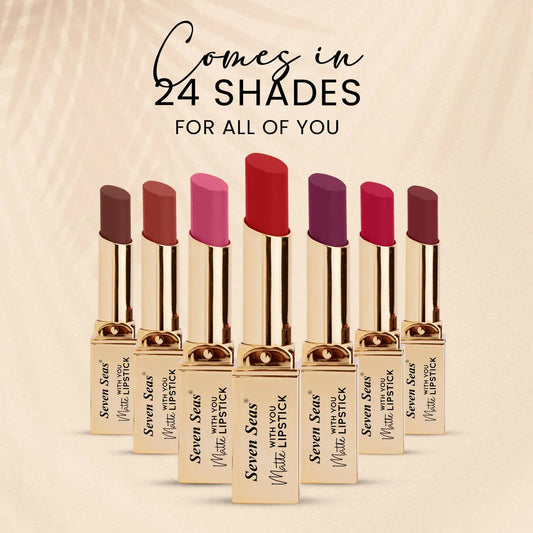 Seven Seas Matte With You Lipstick - Seven Seas Cosmetics