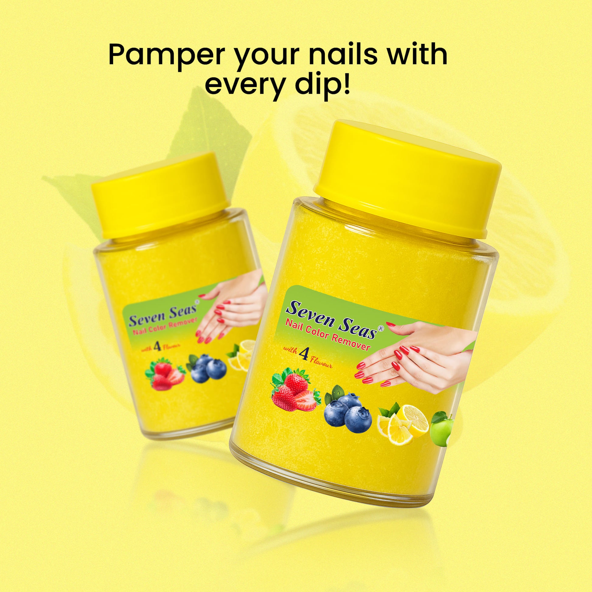 Seven Seas Nail Polish Remover | Quick, Smooth & Safe Removal | 4 Flavour Variants for Everyday Nail Care - Seven Seas Cosmetics