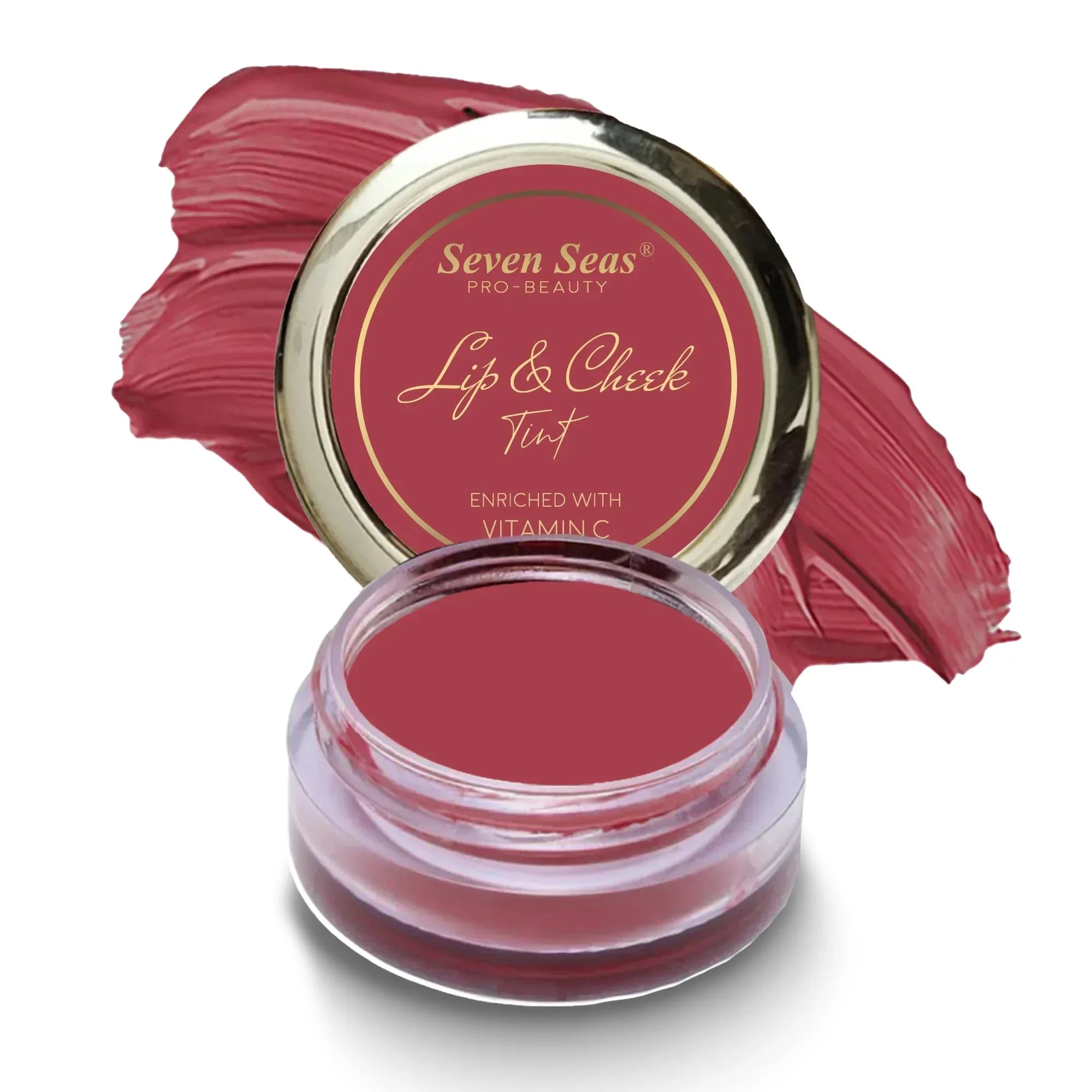 Lip & Cheek Tint with Beetroot | Creamy Matte & Nourishing - Seven Seas Cosmetics