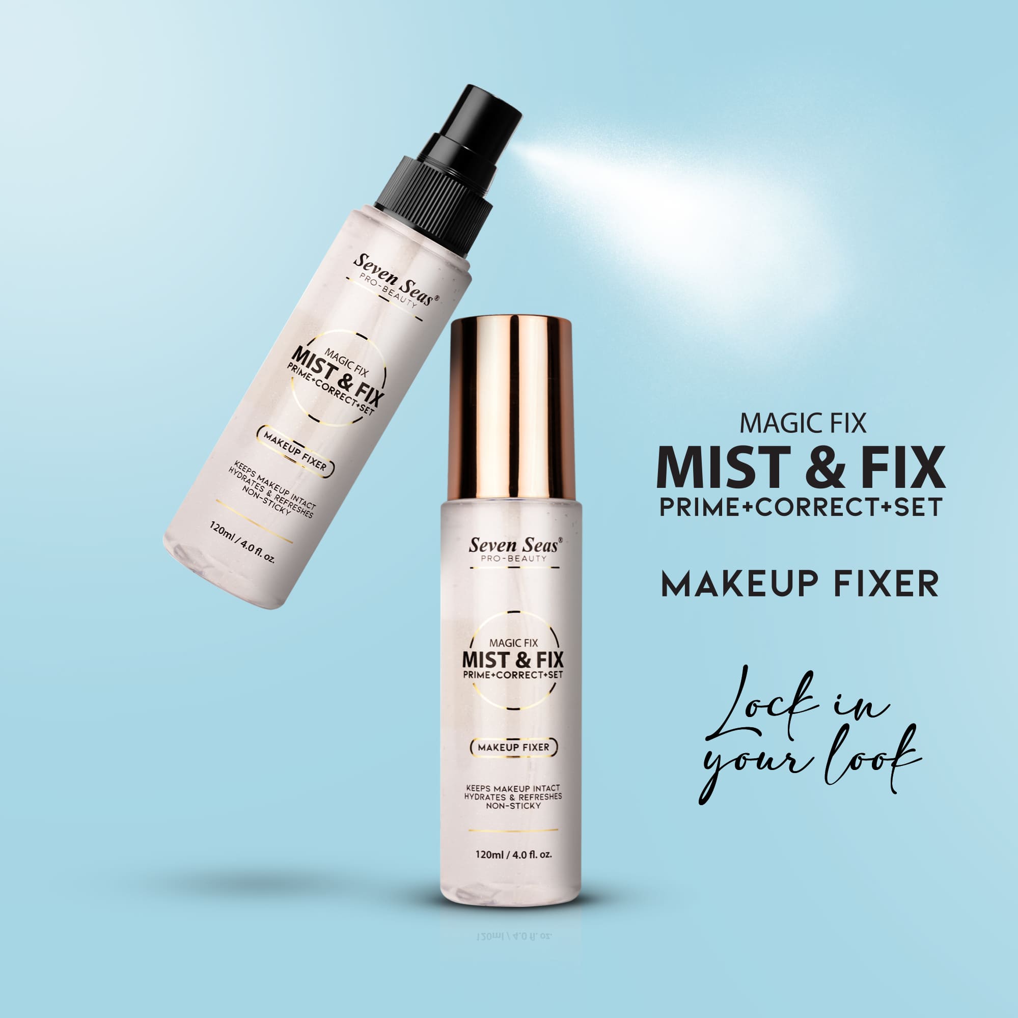 Seven Seas Mist & Fix Makeup Fixer - Seven Seas Cosmetics
