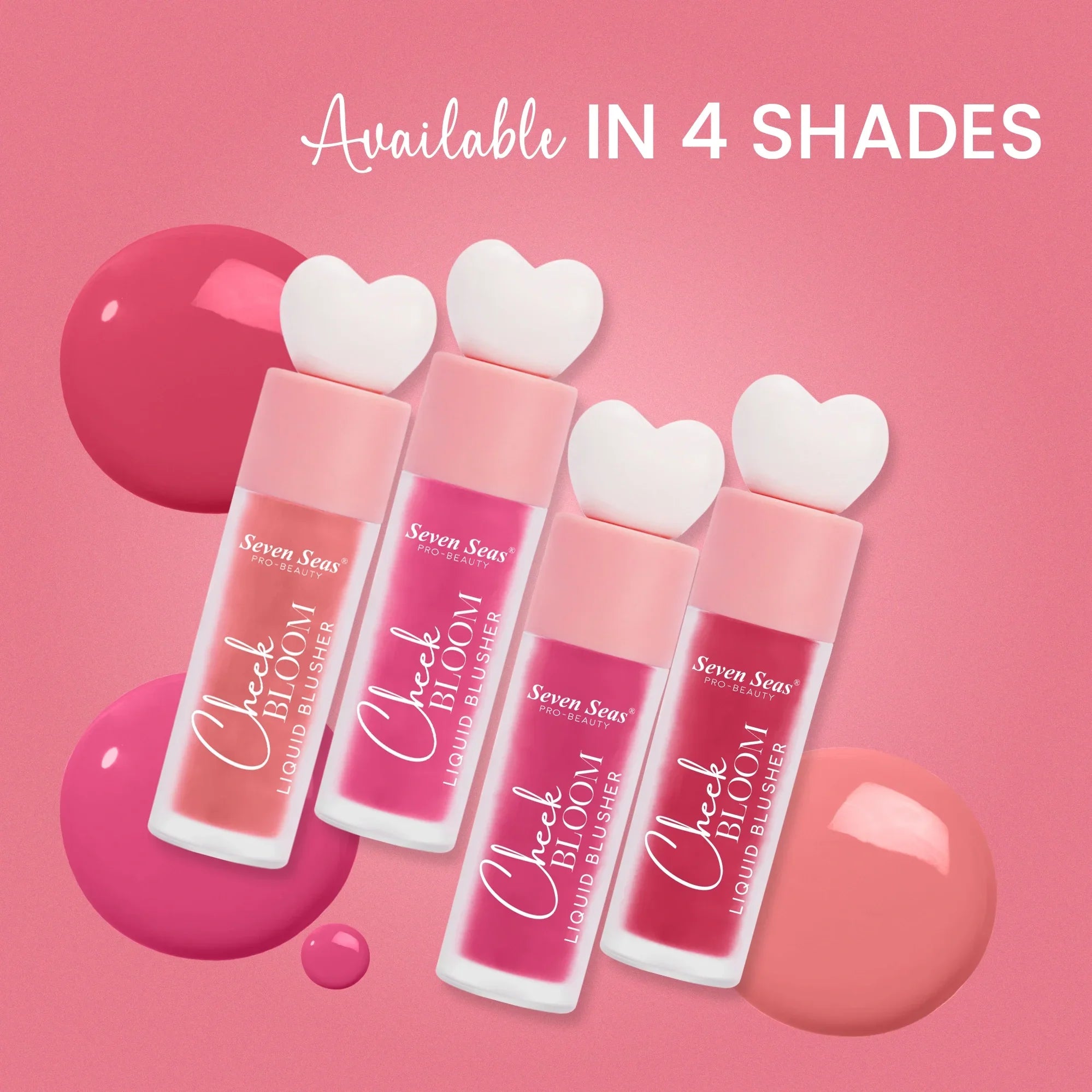Cheek Bloom Liquid Blusher for Women | Lightweight & Long Lasting Color - Seven Seas Cosmetics