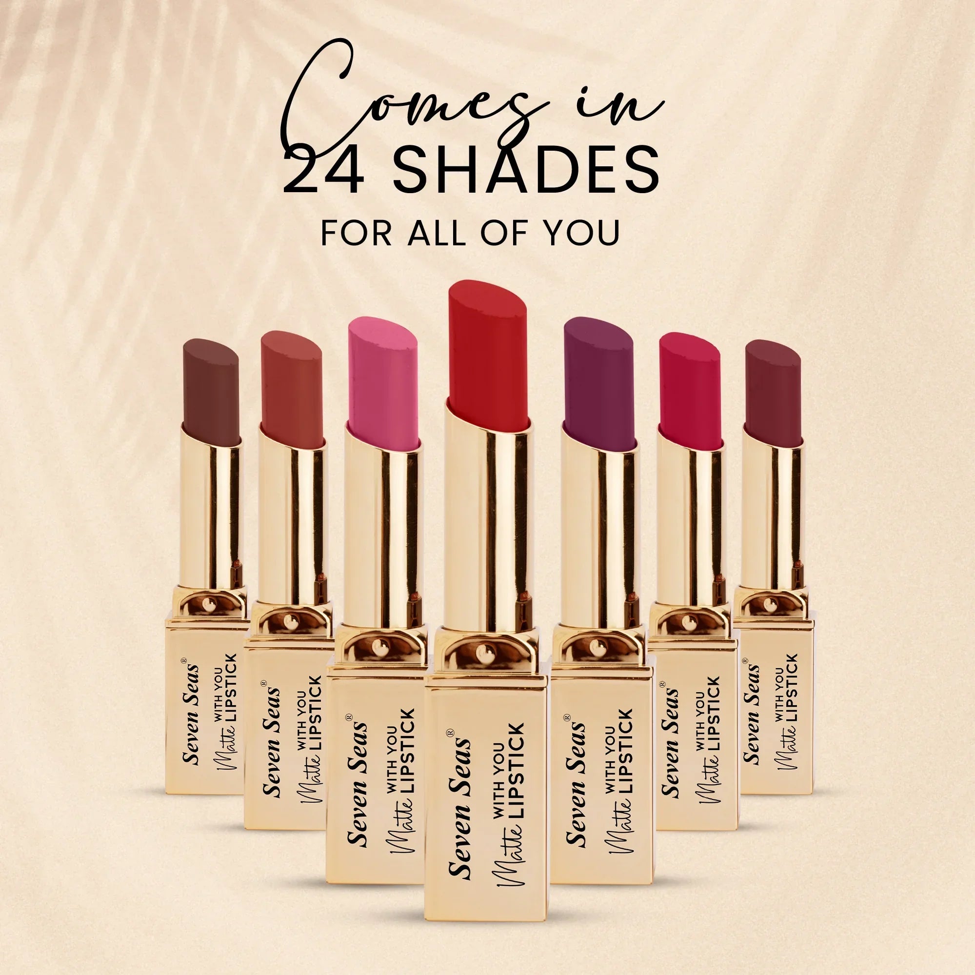 Matte With You Lipstick - Seven Seas Cosmetics