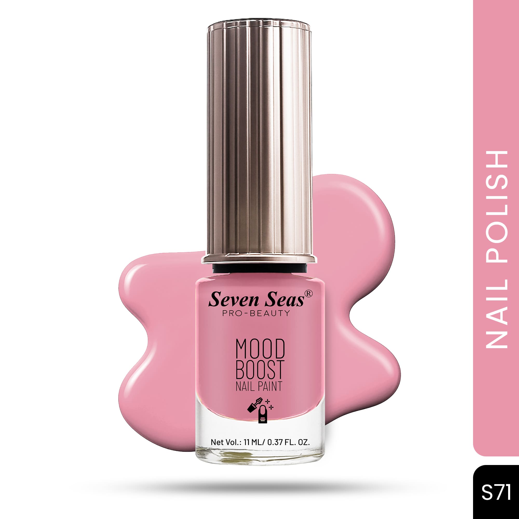 Seven Seas Mood Boost Nail Polish | Bright, Bold & Beautiful Finish - Seven Seas Cosmetics