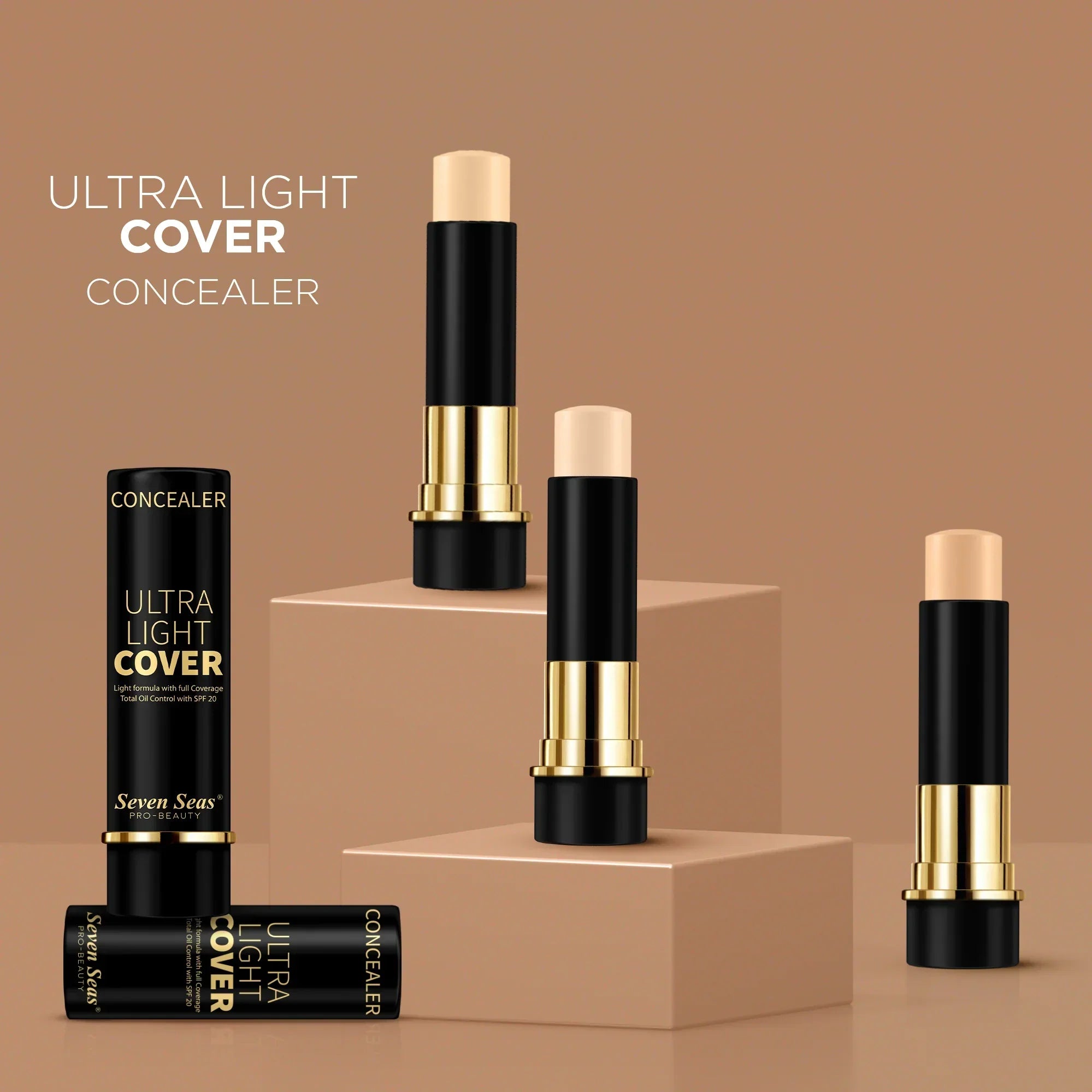 HD Pro Ultra Light Cover Concealer Stick - Seven Seas Cosmetics