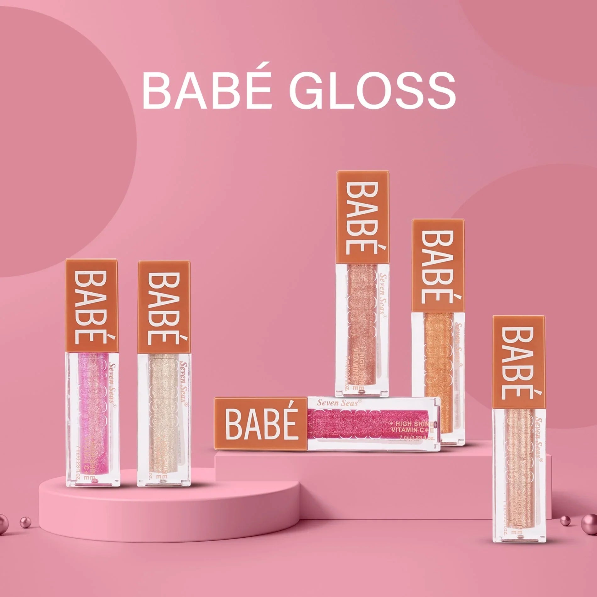 Lip Gloss 6 Combo Pack - Seven Seas Cosmetics