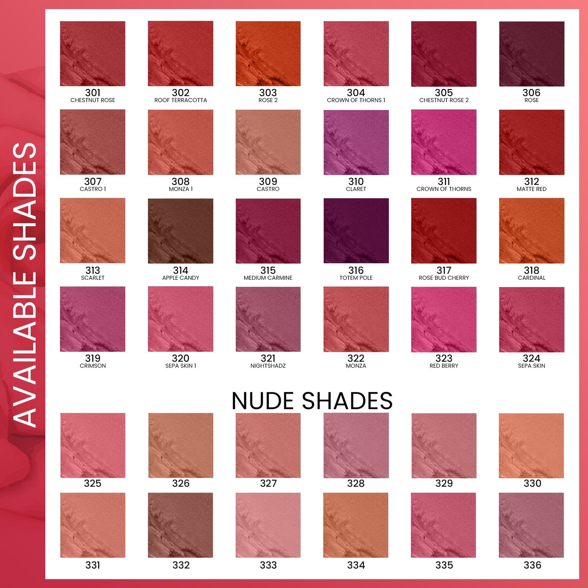 Seven Seas Color Edition Matte Lipstick | Highly Pigmented | Long Lasting | Waterproof | Smudgeproof | Single Coat Application | Lipstick for Women - Seven Seas Cosmetics