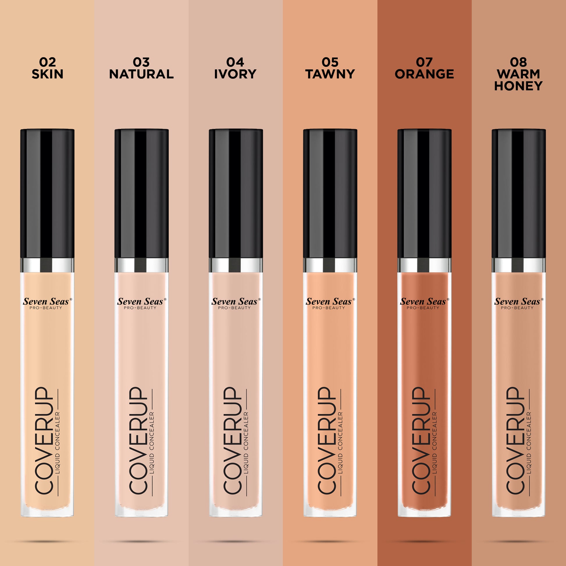 Seven Seas Cover Up Liquid Concealer - Seven Seas Cosmetics
