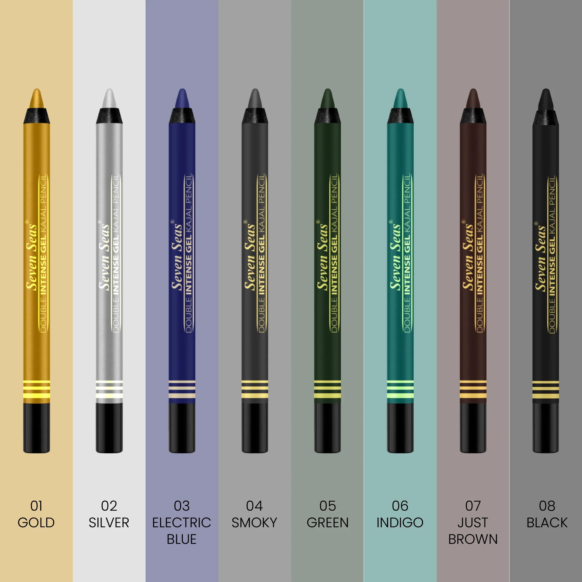 Double Intense Coloured Kajal | Long Lasting Smudge-Proof Eye Makeup