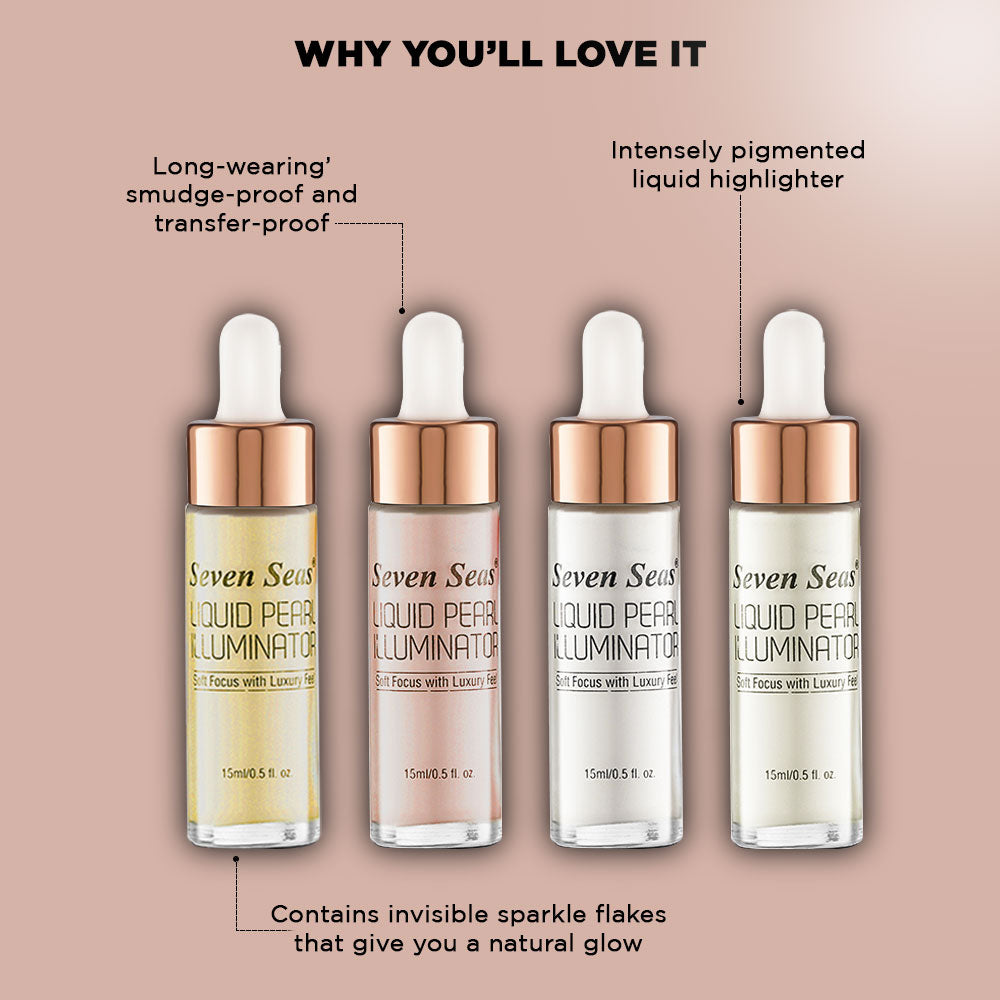 Liquid Pearl Illuminator Face Highlighter - Seven Seas Cosmetics