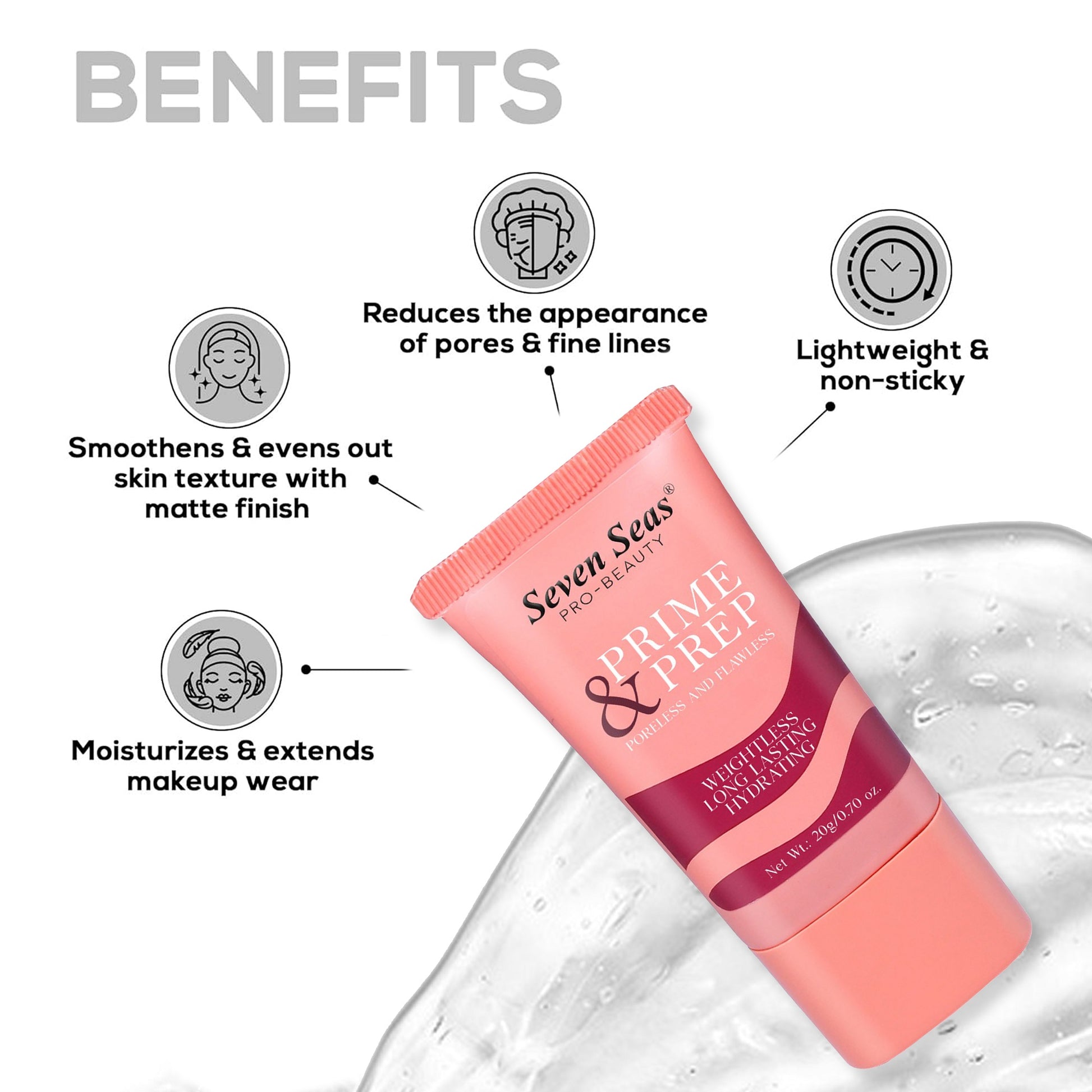 Seven Seas Prime & Prep Primer - Seven Seas Cosmetics