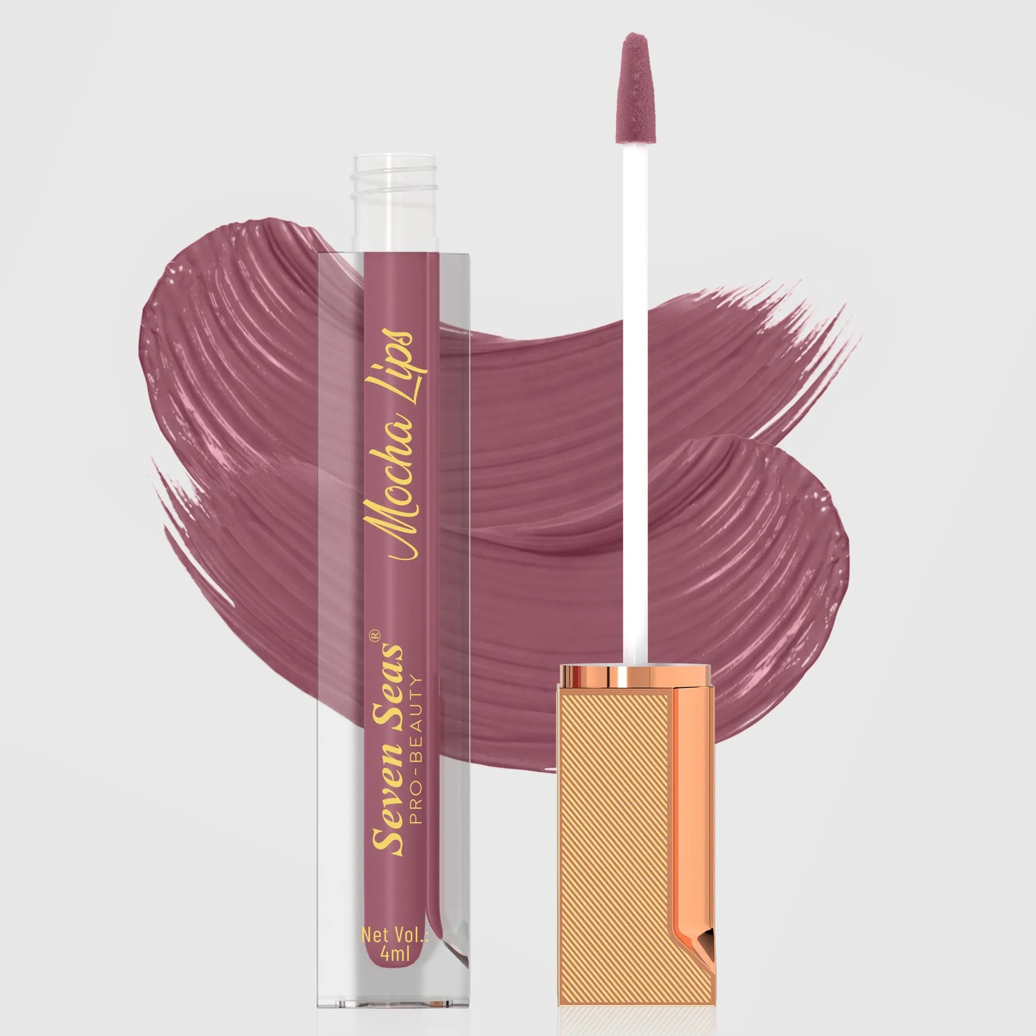Mocha Lips Matte Liquid Lipstick | Non-Transfer &amp; 12-Hour Stay